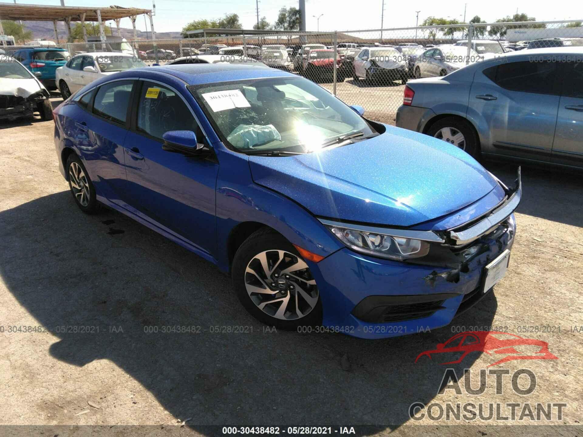 HONDA CIVIC SEDAN 2017 - 19XFC2F72HE062889