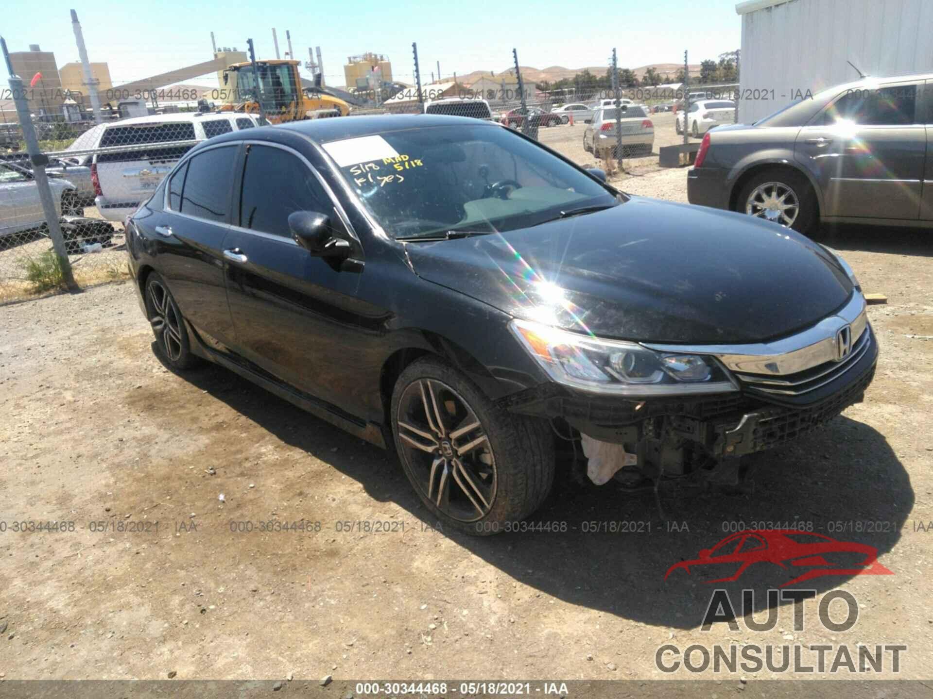 HONDA ACCORD SEDAN 2016 - 1HGCR2F59GA157002