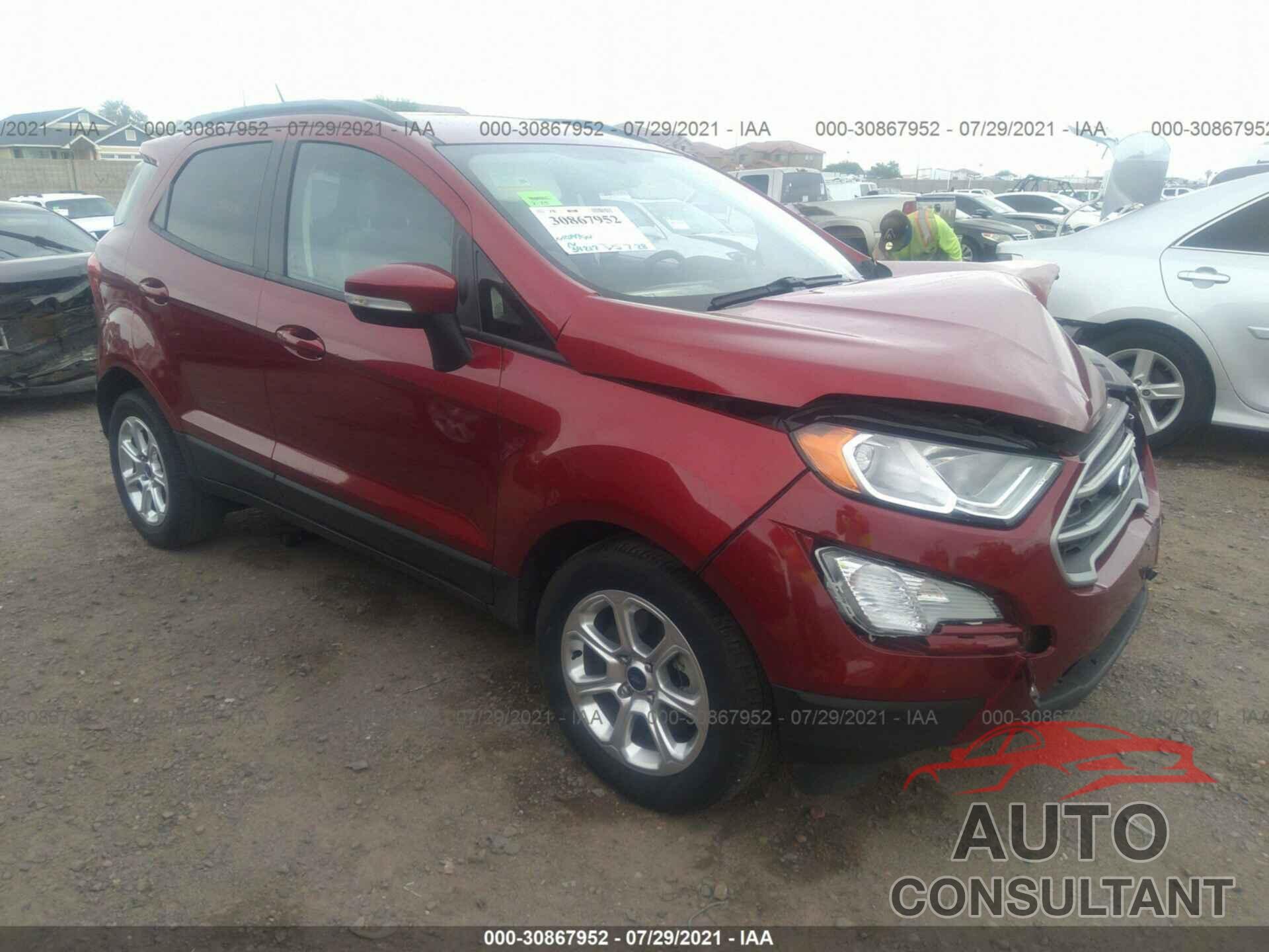 FORD ECOSPORT 2018 - MAJ3P1TEXJC221293