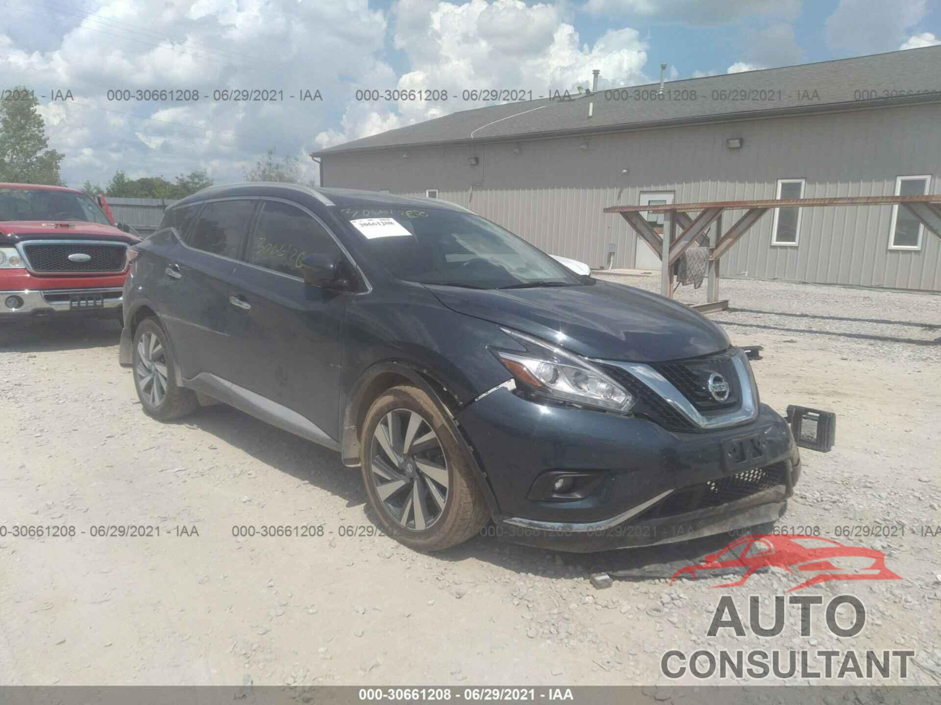 NISSAN MURANO 2018 - 5N1AZ2MH1JN104938