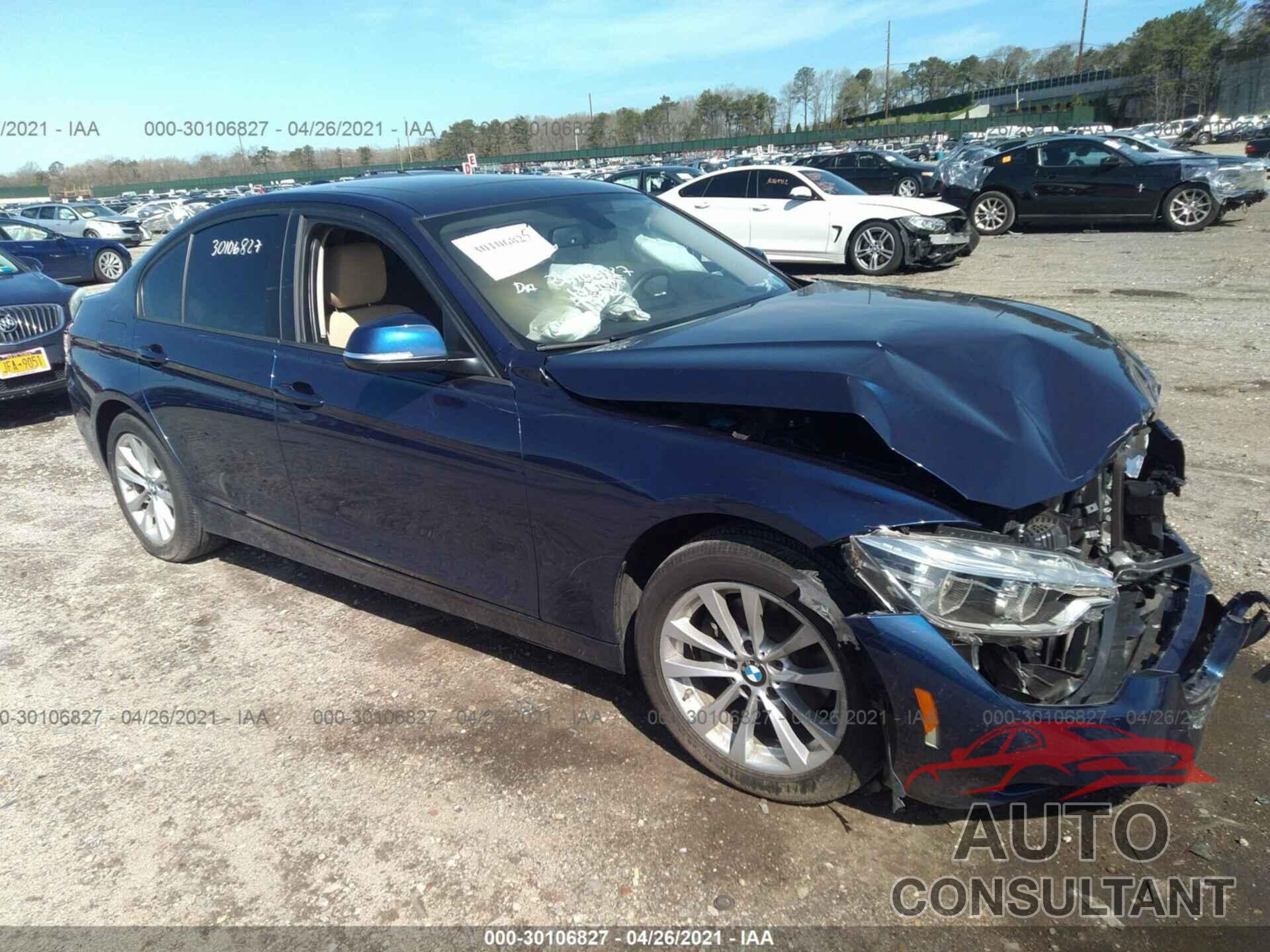 BMW 3 SERIES 2018 - WBA8A3C57JA494830