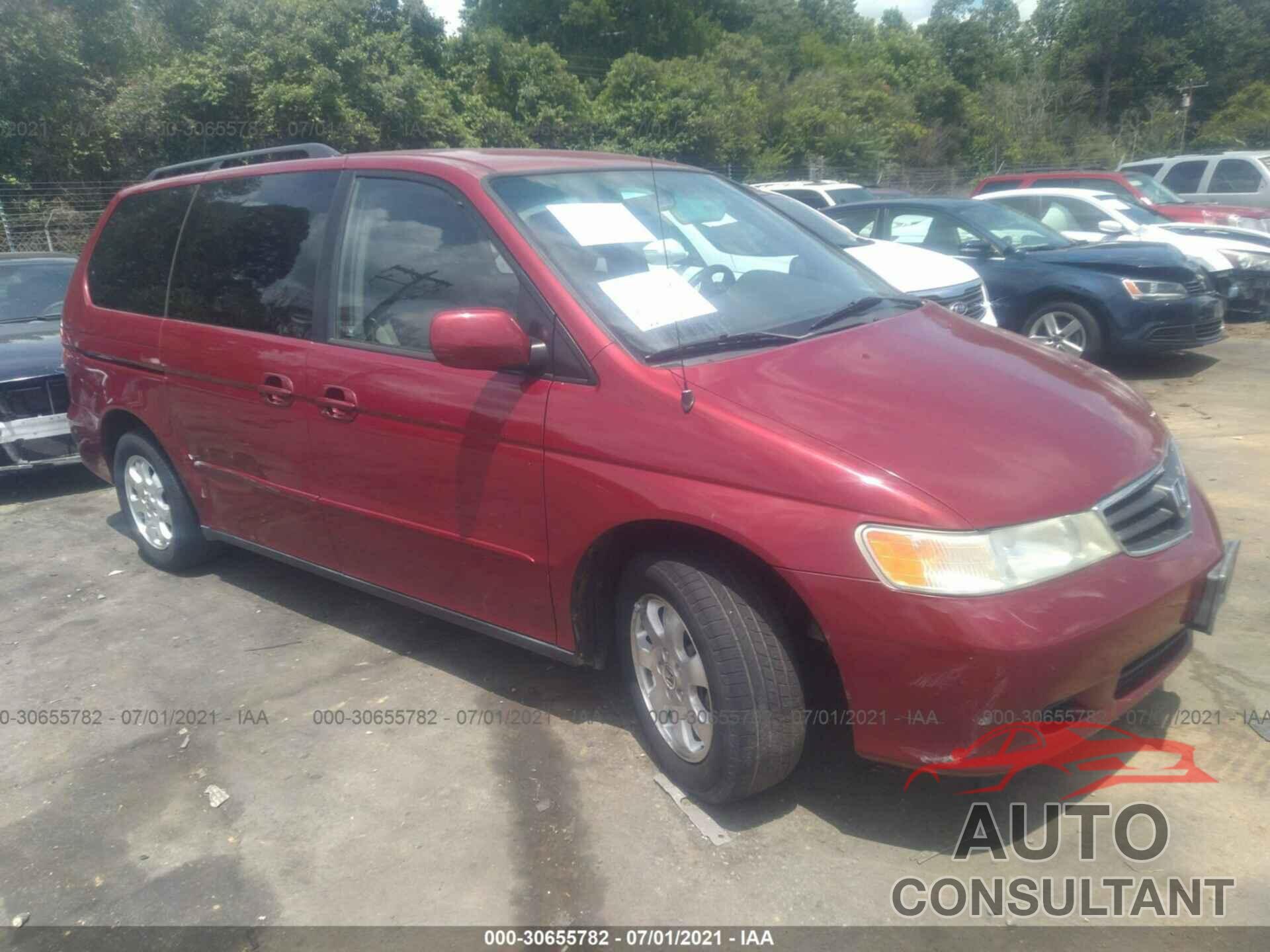 HONDA ODYSSEY 2002 - 5NPD84LFXJH391387