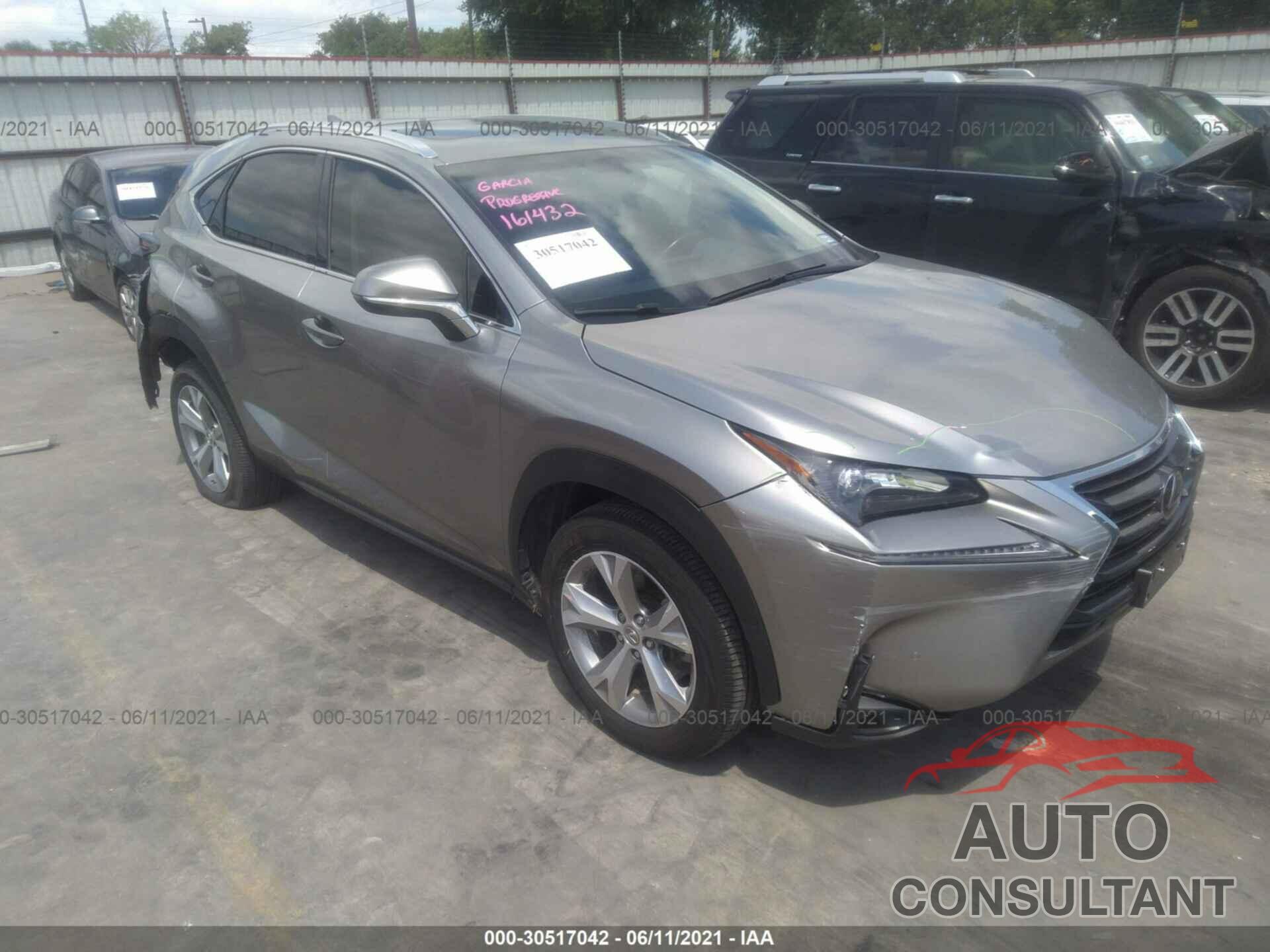 LEXUS NX 2017 - JTJYARBZ4H2053541