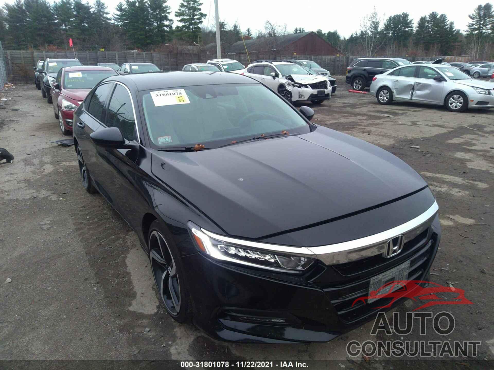 HONDA ACCORD SEDAN 2018 - 1HGCV1F19JA095661