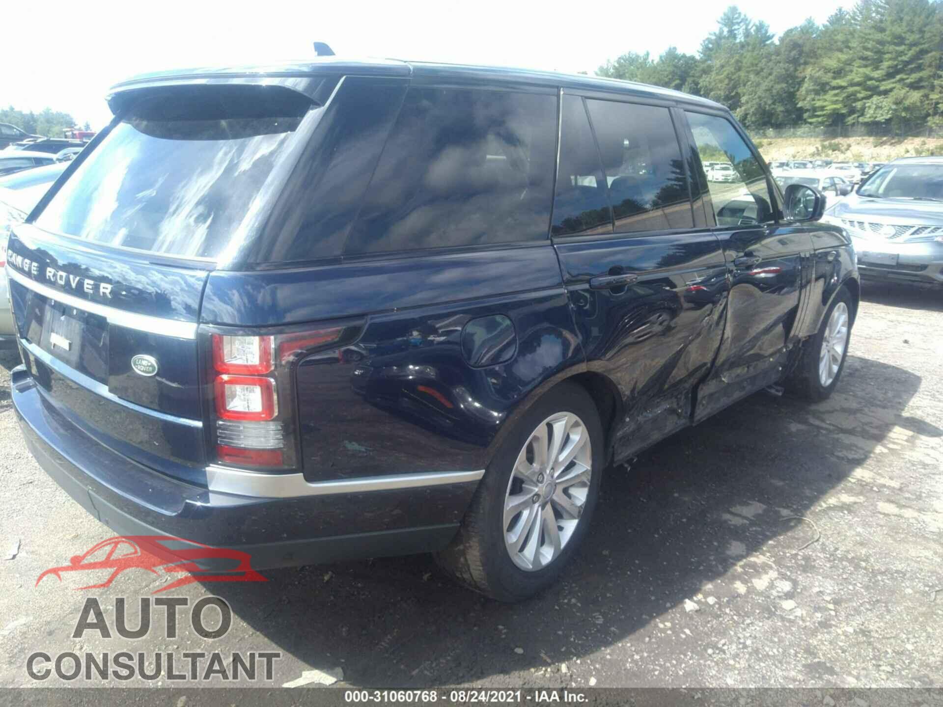 LAND ROVER RANGE ROVER 2016 - SALGS2KF4GA268343