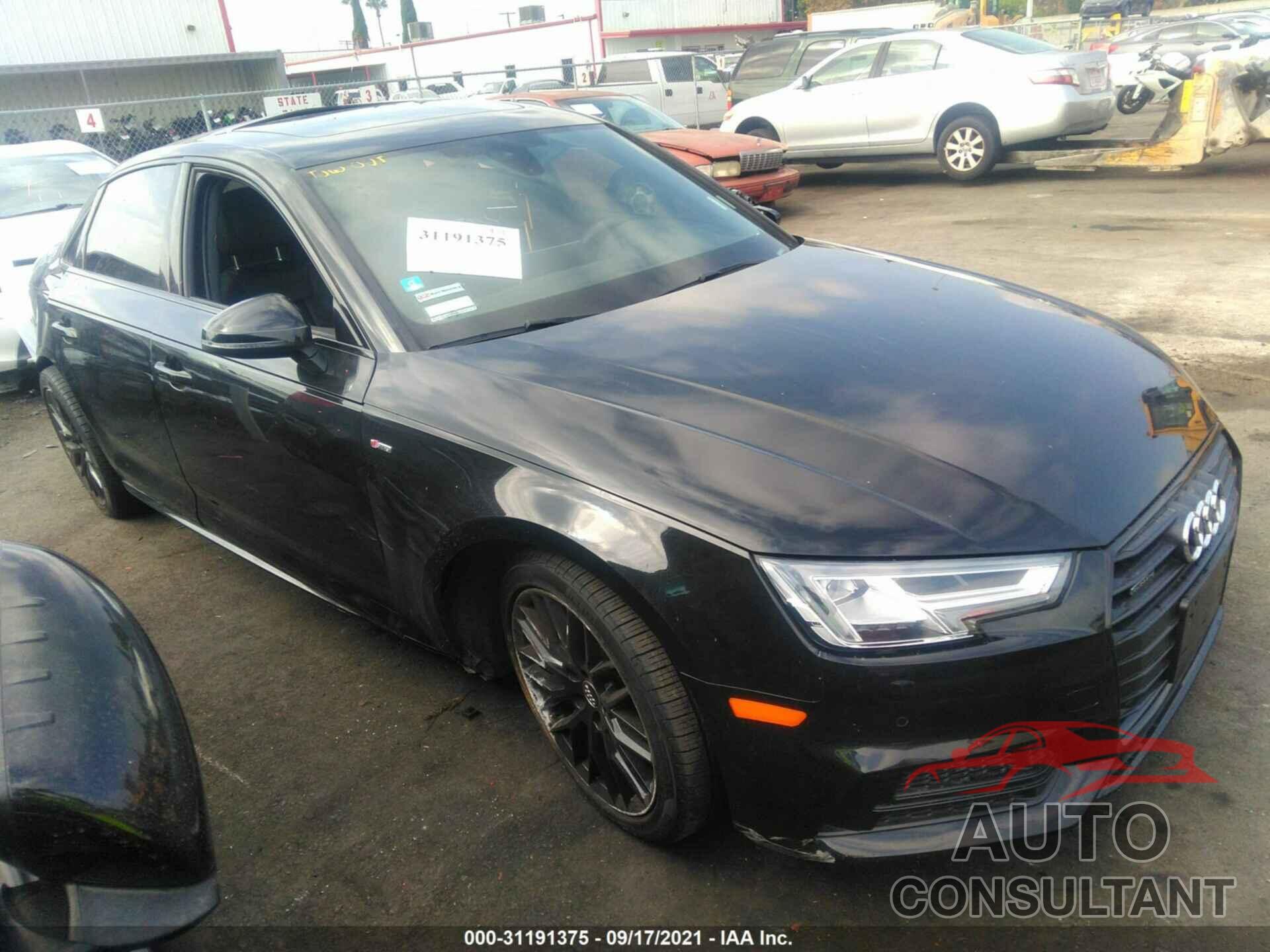 AUDI A4 2018 - WAUENAF40JA055094