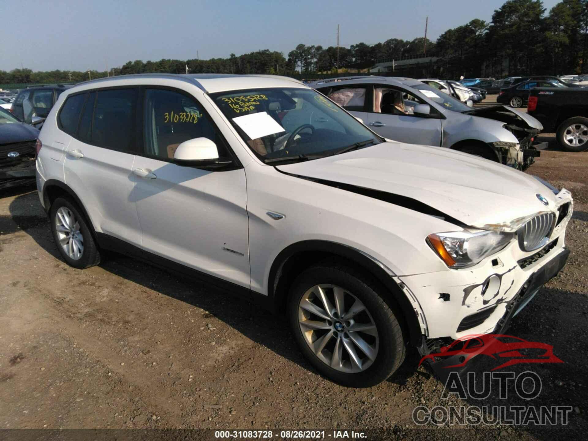 BMW X3 2016 - 5UXWX9C58G0D73381