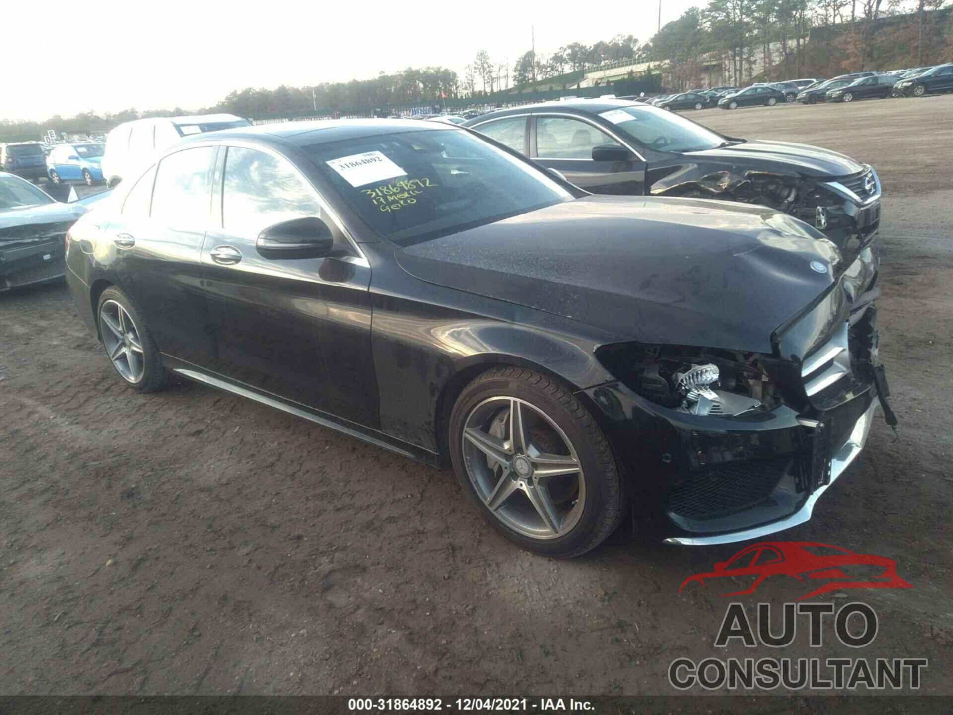 MERCEDES-BENZ C-CLASS 2017 - WDDWF4KB8HR236312