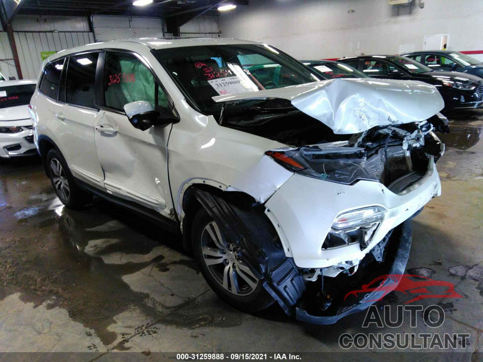 HONDA PILOT 2017 - 5FNYF6H59HB032592