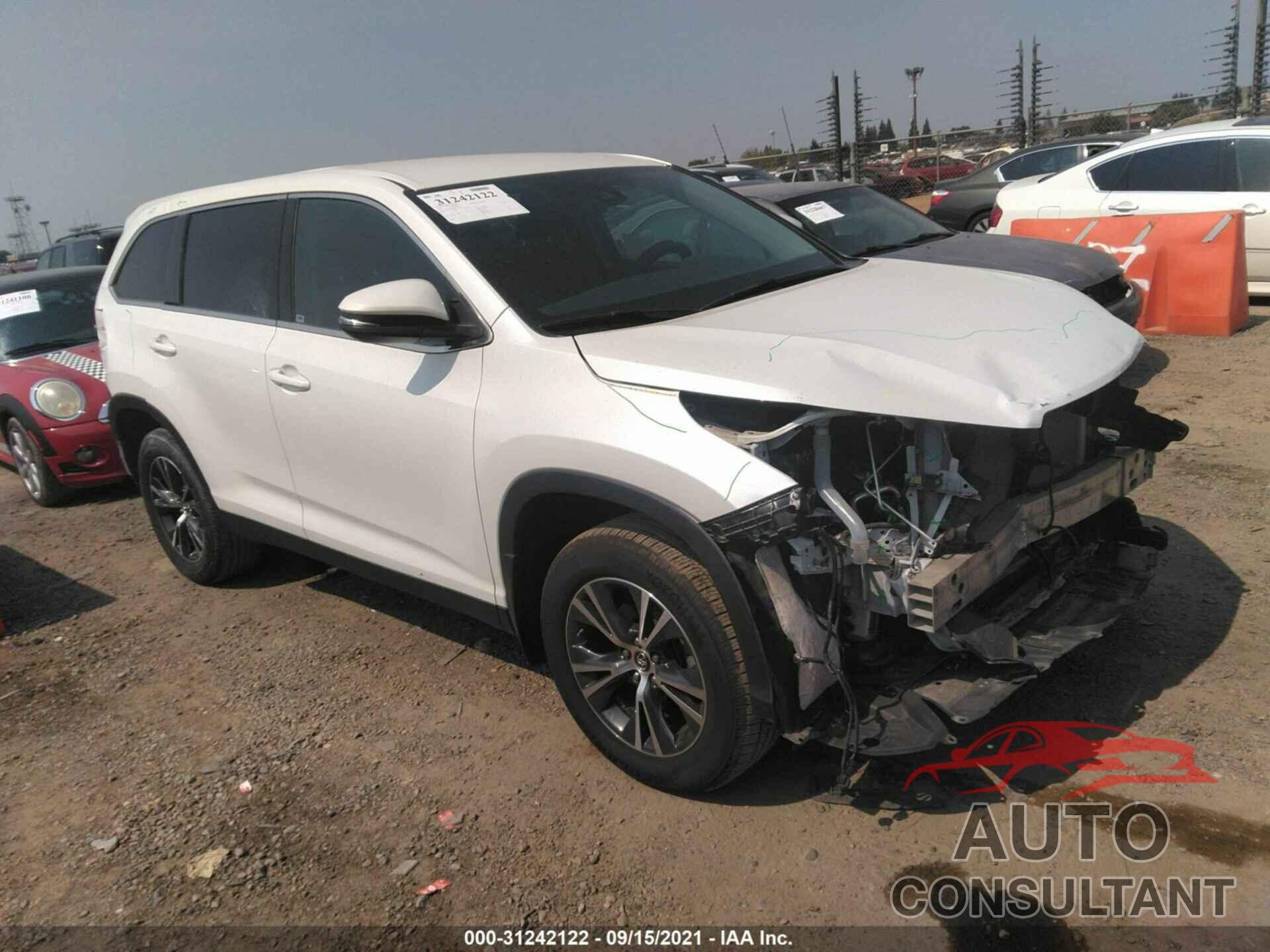 TOYOTA HIGHLANDER 2019 - 5TDBZRFH8KS978178