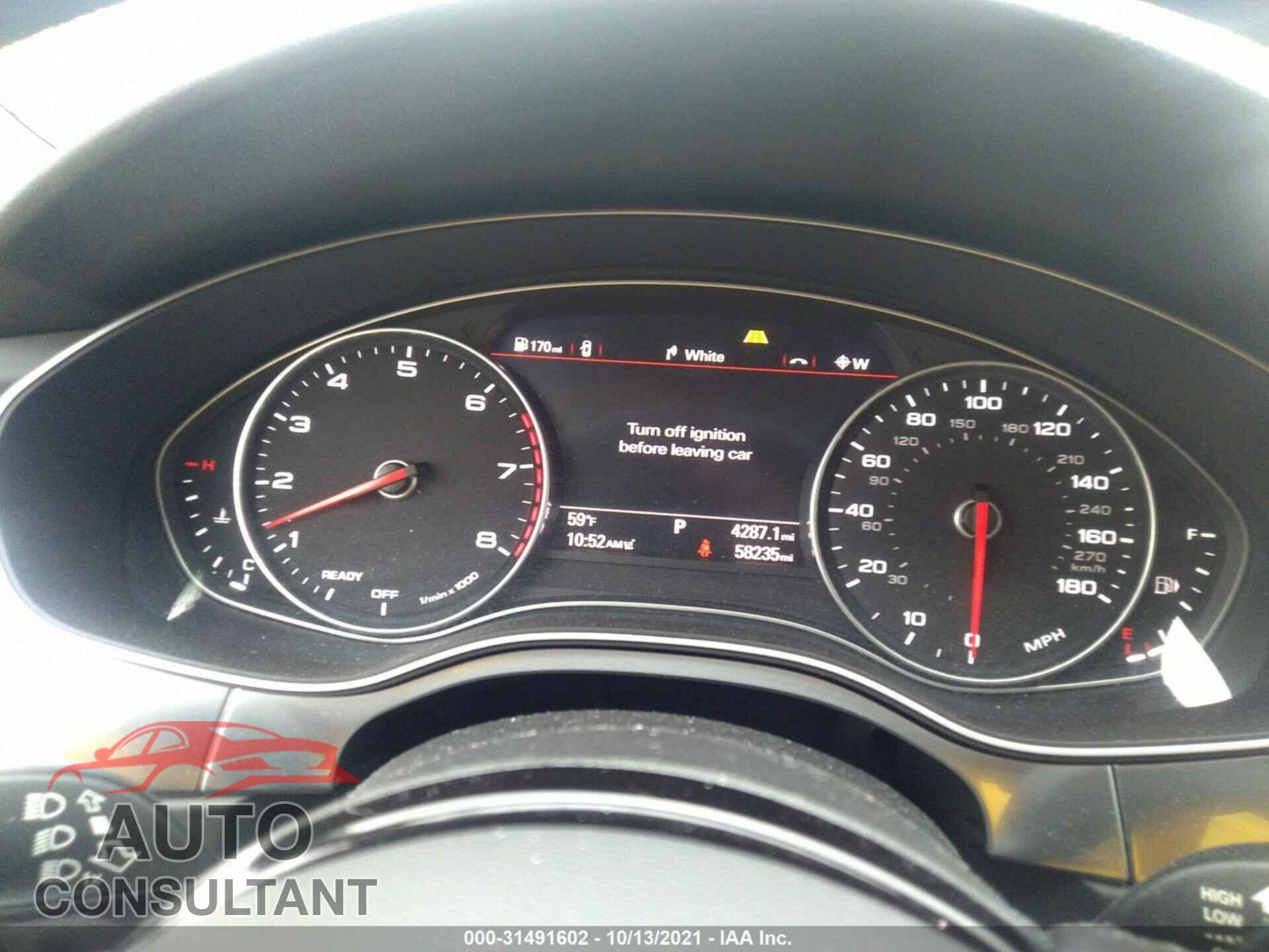AUDI A7 2017 - WAU22AFC3HN007658