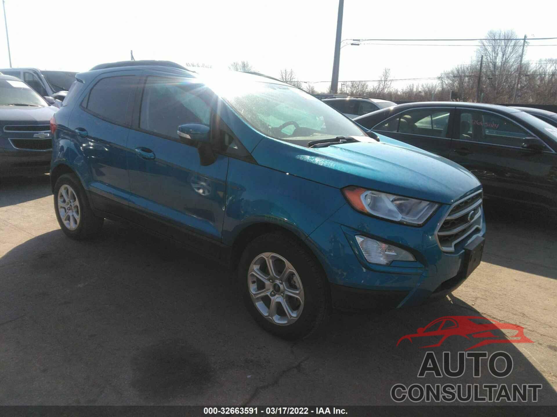 FORD ECOSPORT 2020 - MAJ3S2GE5LC322503