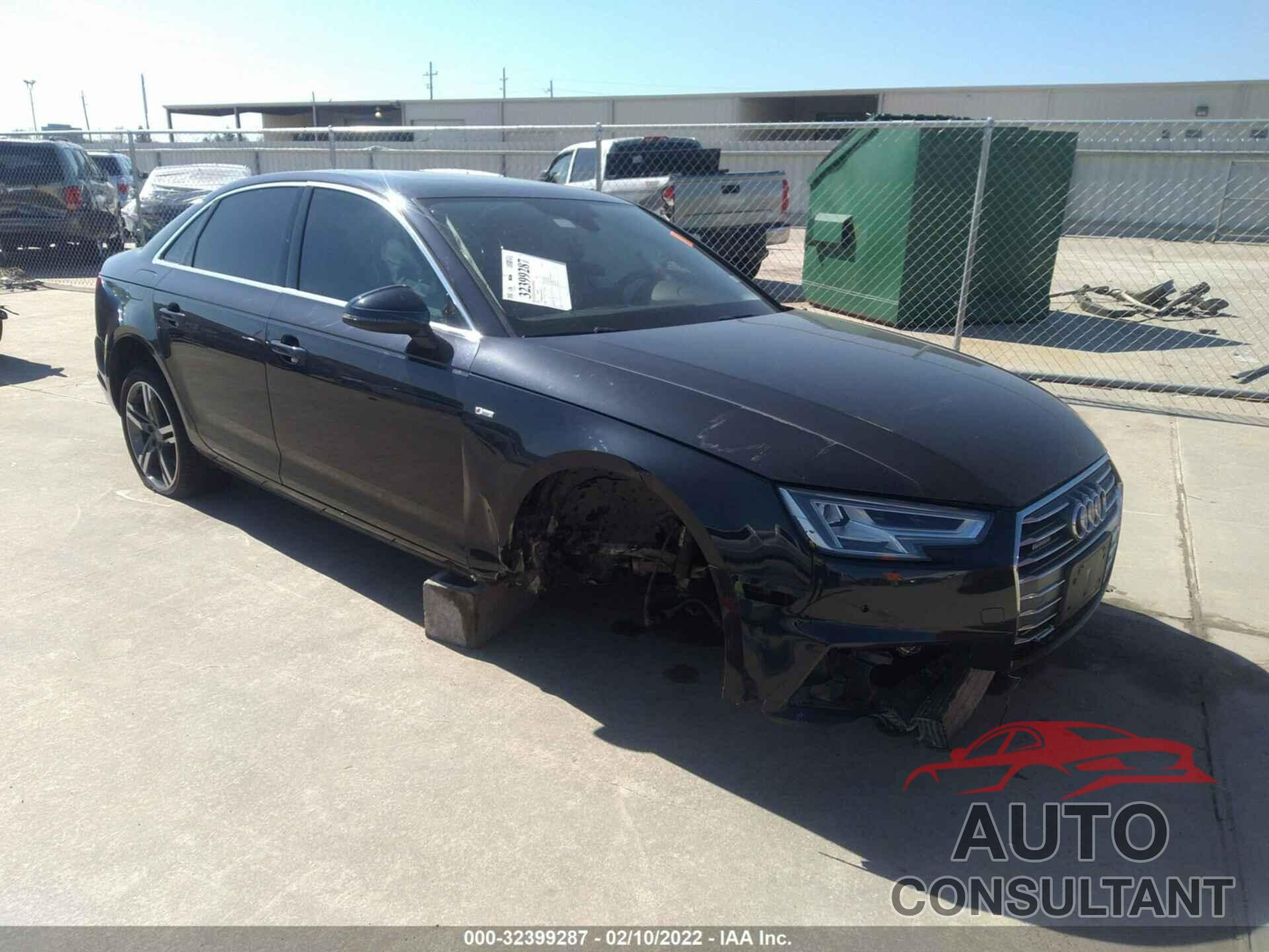 AUDI A4 2017 - WAUENAF40HN029825