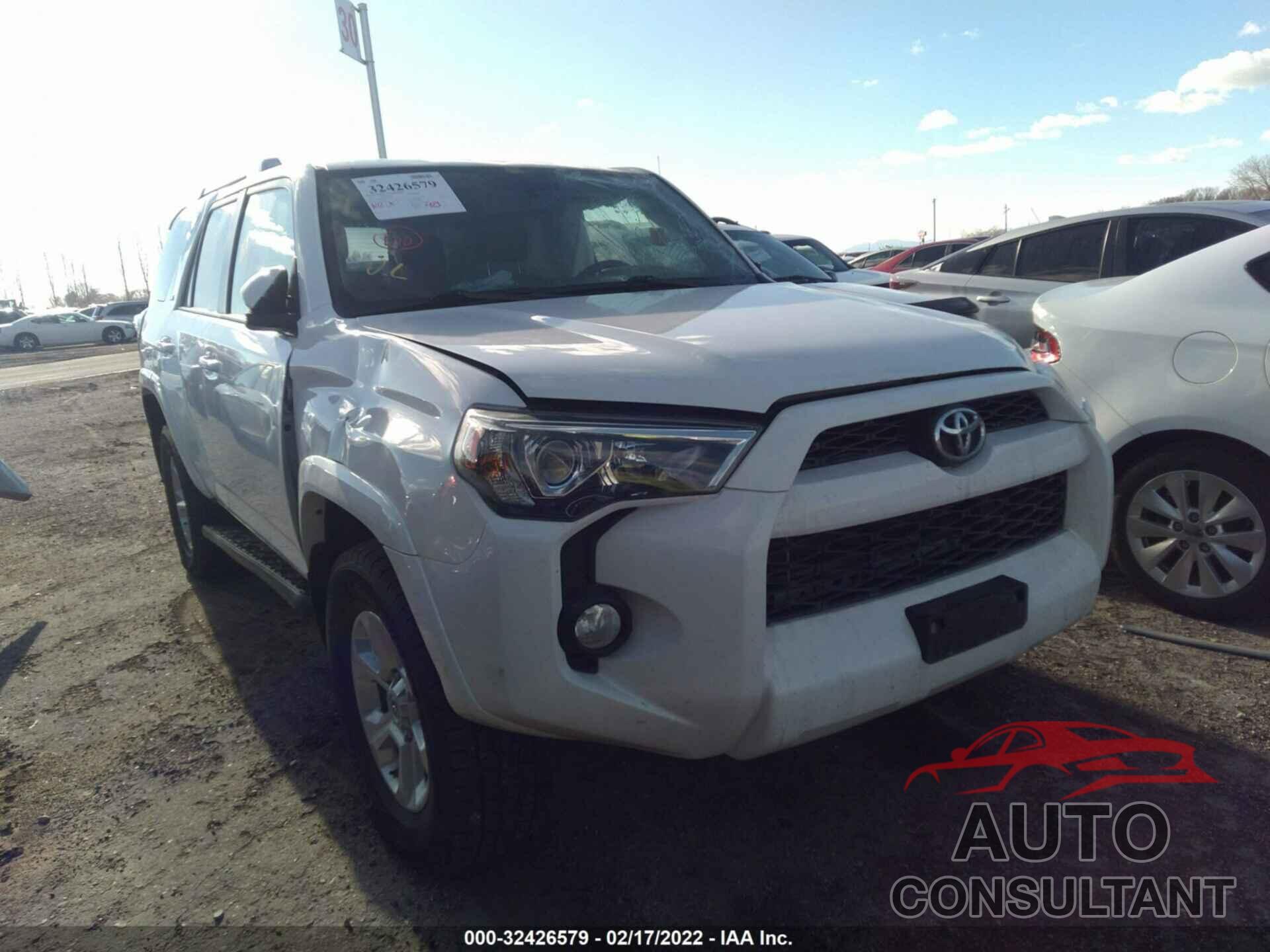 TOYOTA 4RUNNER 2016 - JTEBU5JRXG5303772