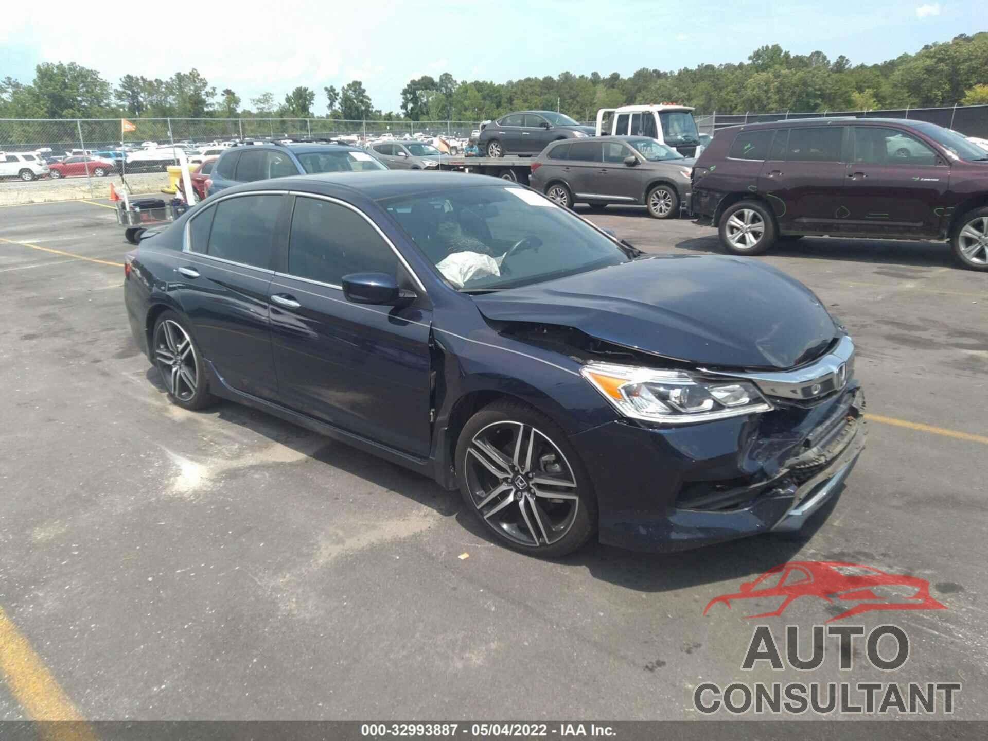 HONDA ACCORD SEDAN 2016 - 1HGCR2F51GA121577