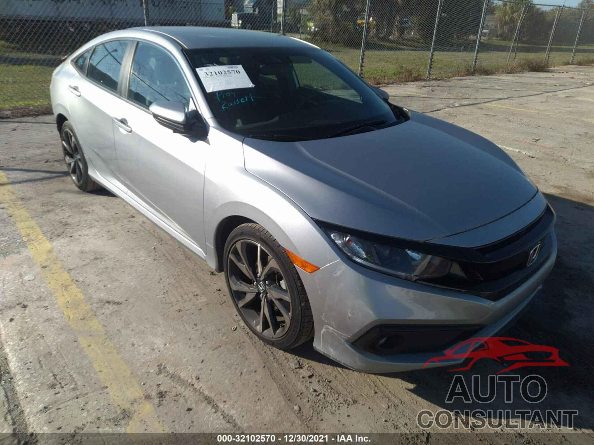 HONDA CIVIC SEDAN 2019 - 2HGFC2F87KH530699