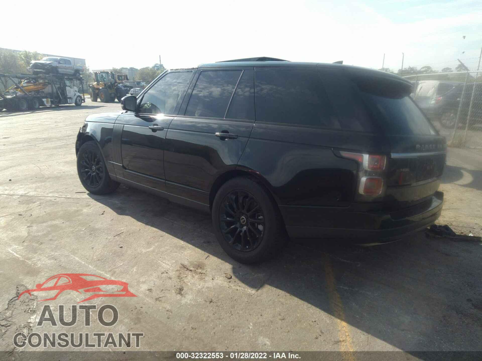 LAND ROVER RANGE ROVER 2018 - SALGS2SVXJA514553