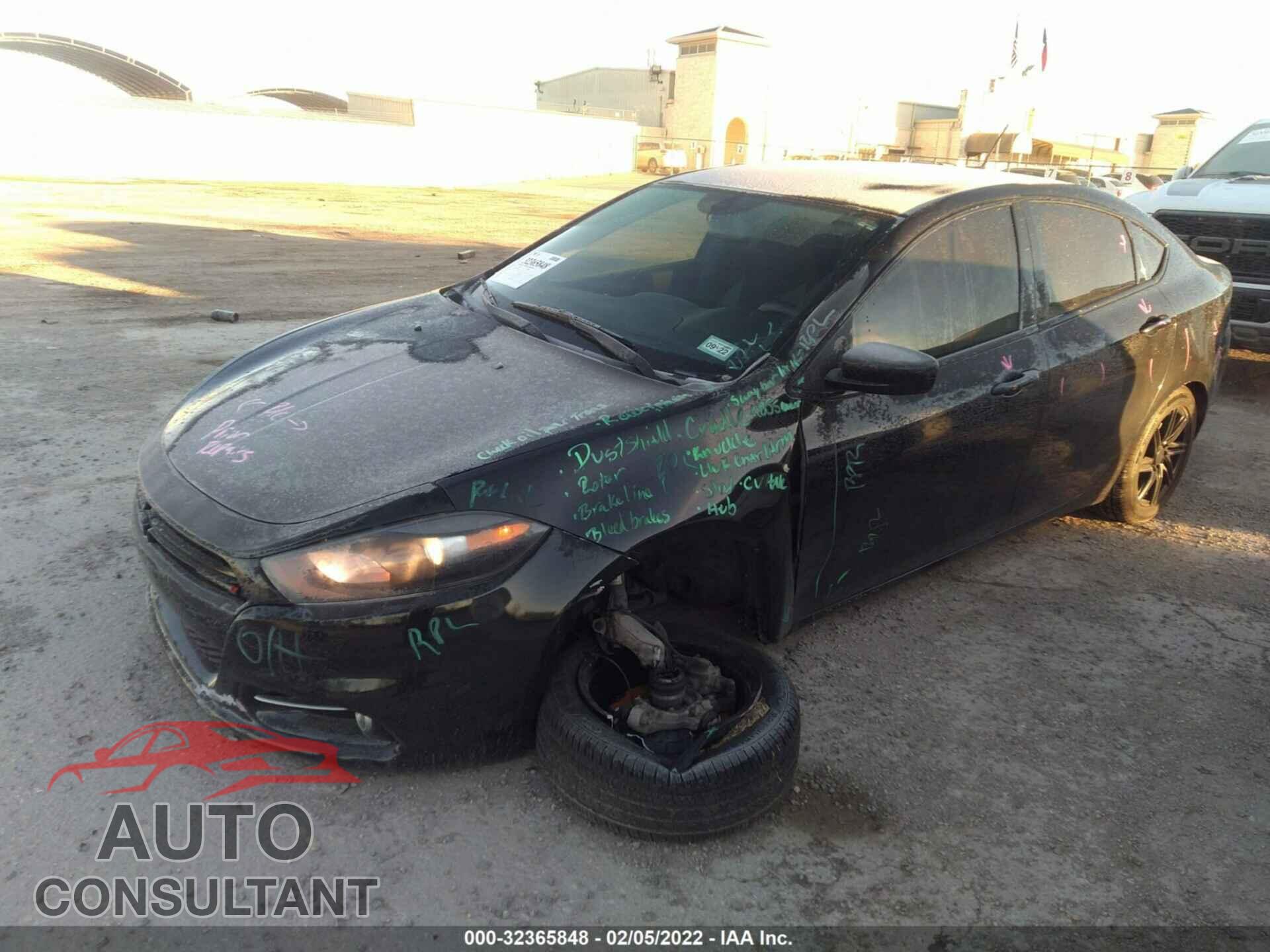 DODGE DART 2016 - 1C3CDFBB5GD564169