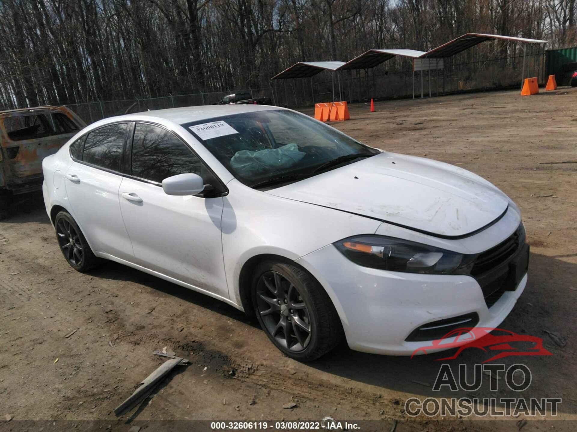 DODGE DART 2016 - 1C3CDFAAXGD540765