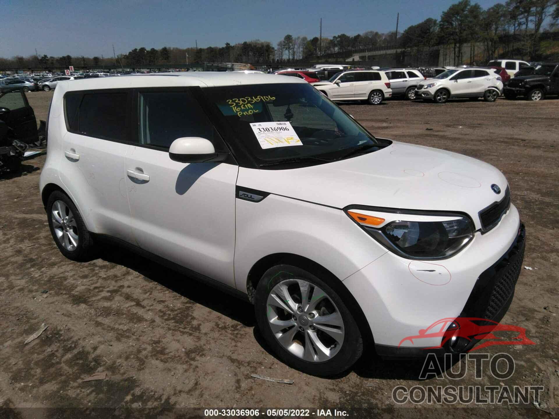 KIA SOUL 2016 - KNDJP3A58G7399690