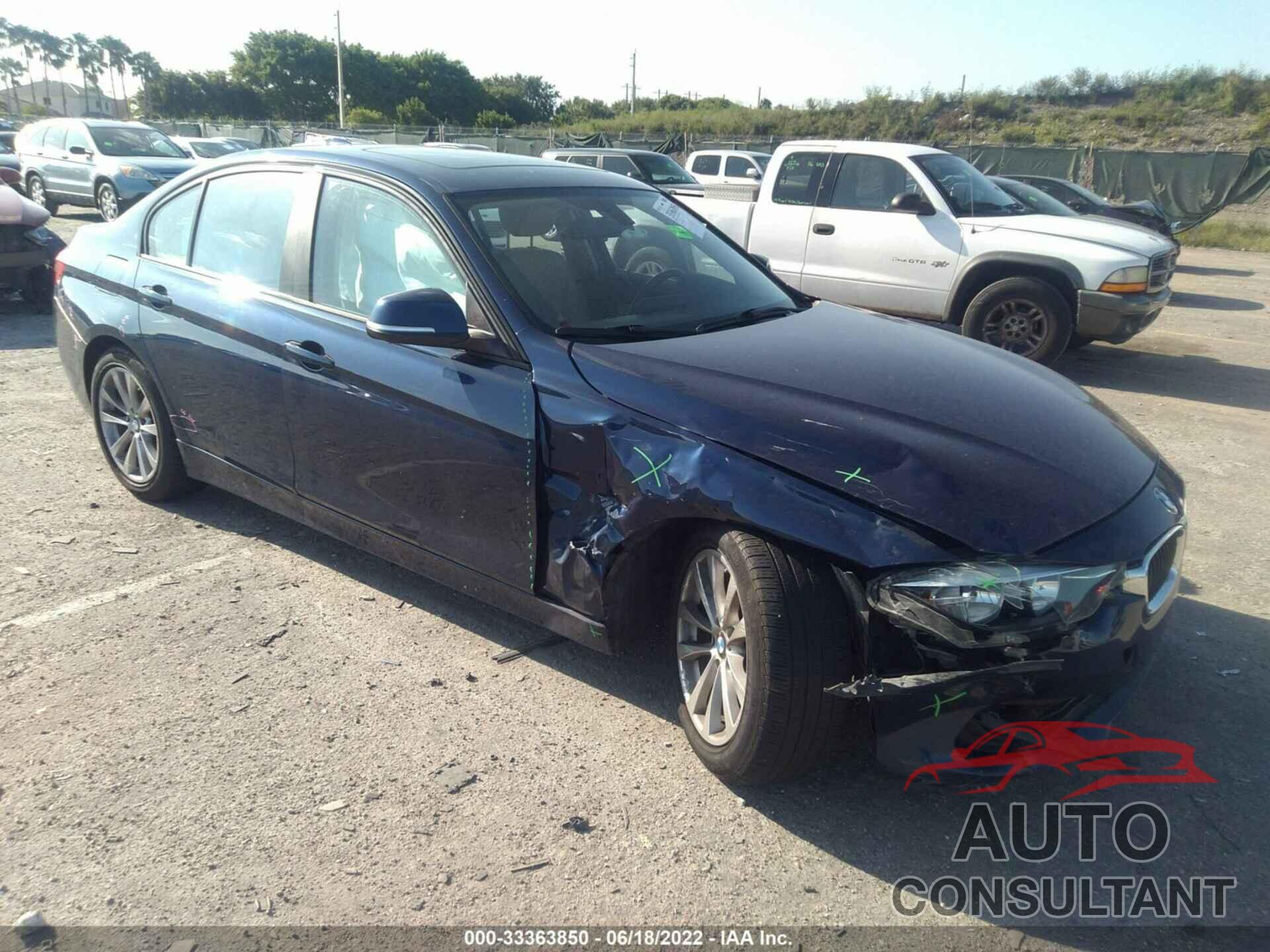 BMW 3 SERIES 2017 - WBA8E1G59HNU13154