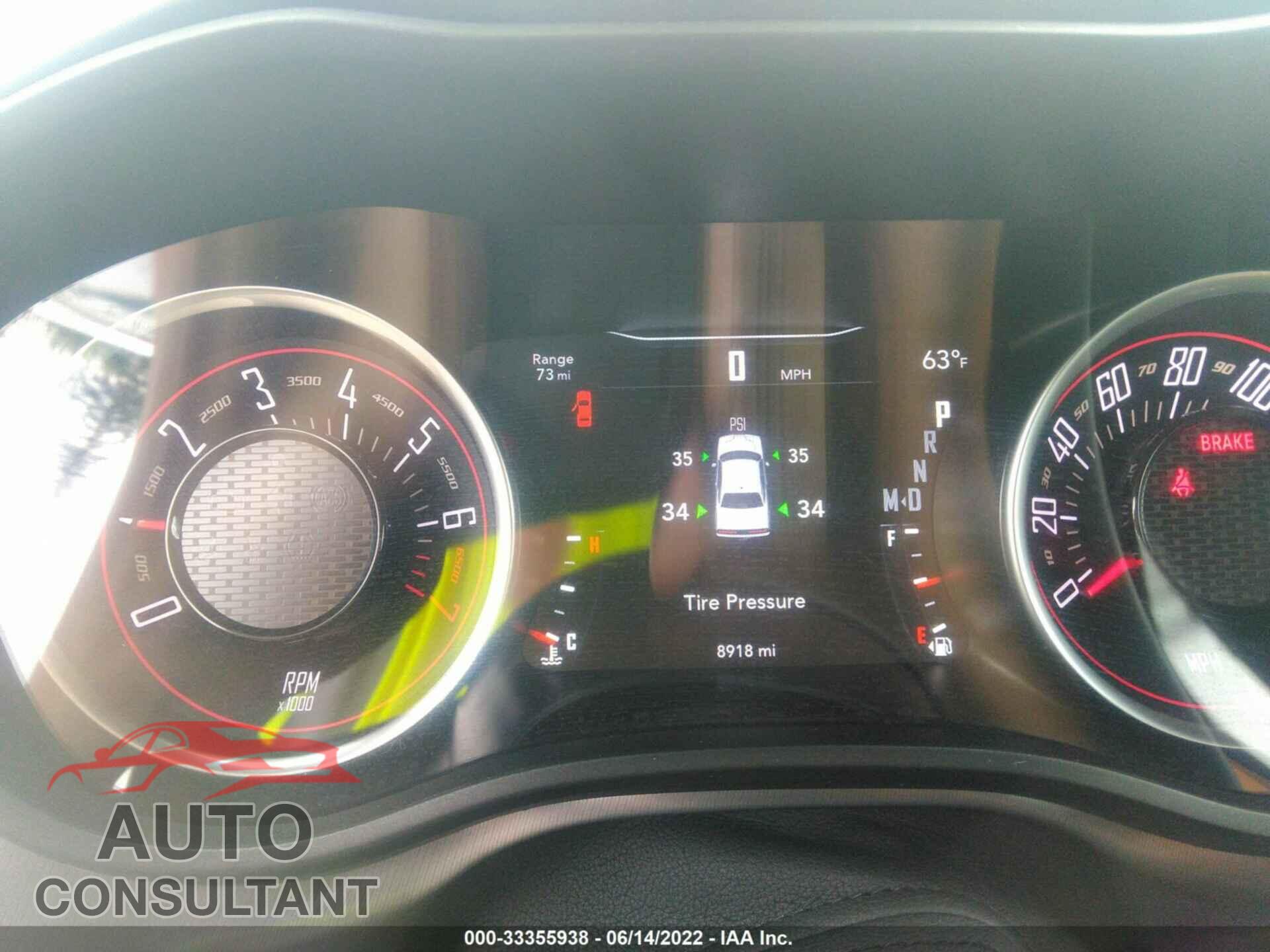 DODGE CHALLENGER 2021 - 2C3CDZAG6MH551752