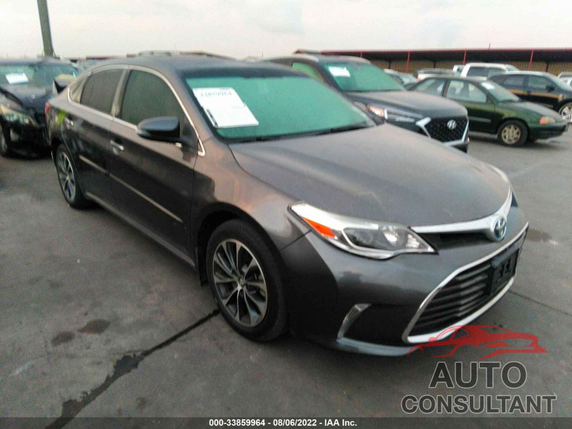 TOYOTA AVALON HYBRID 2016 - 4T1BD1EB1GU052720