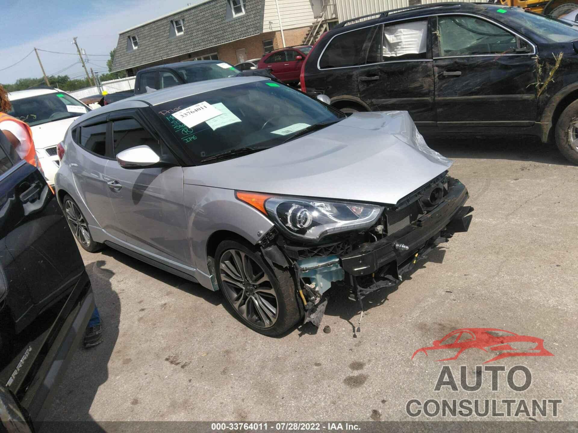 HYUNDAI VELOSTER 2016 - KMHTC6AE3GU298351