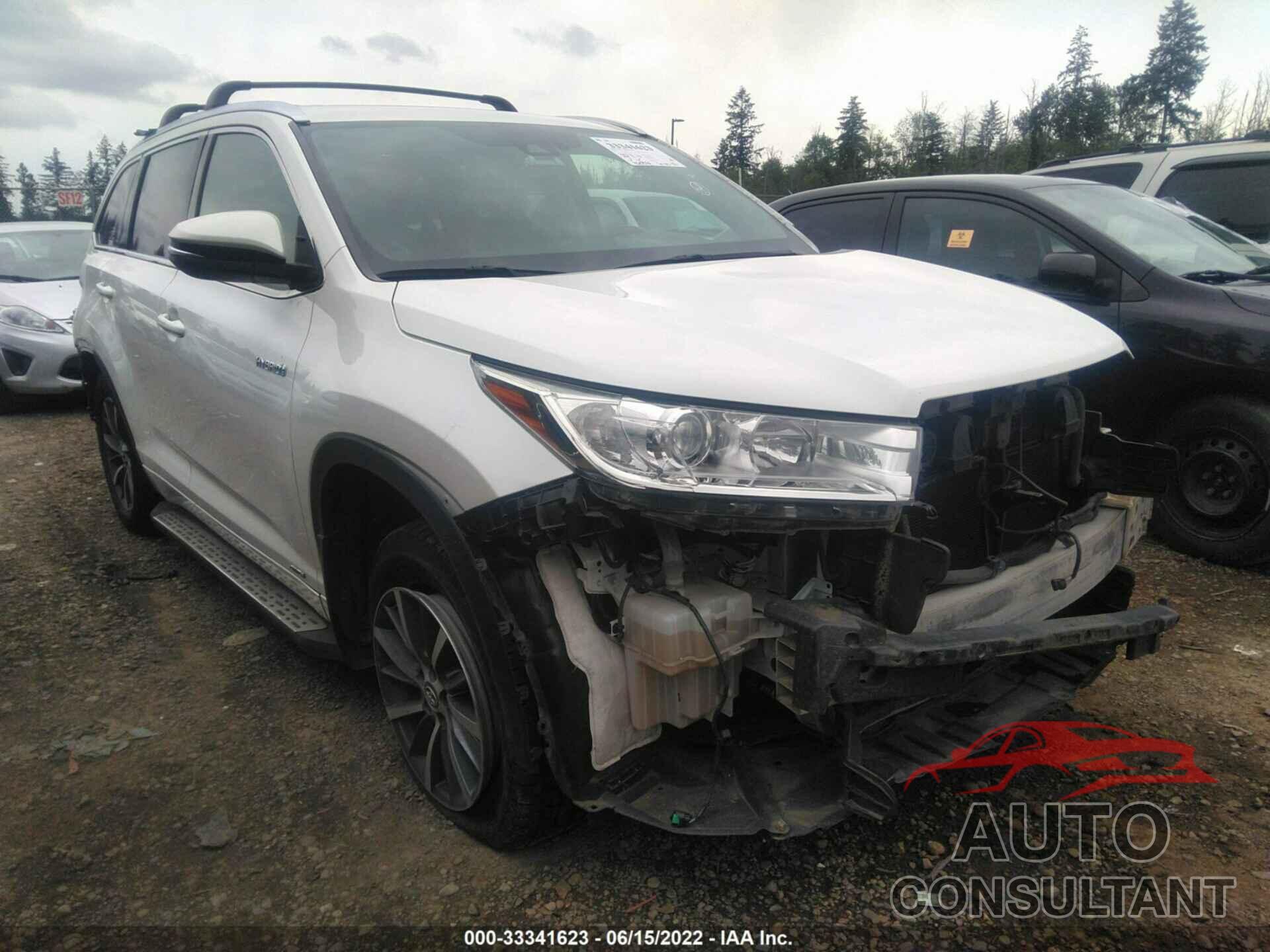 TOYOTA HIGHLANDER 2017 - 5TDJGRFH8HS031121
