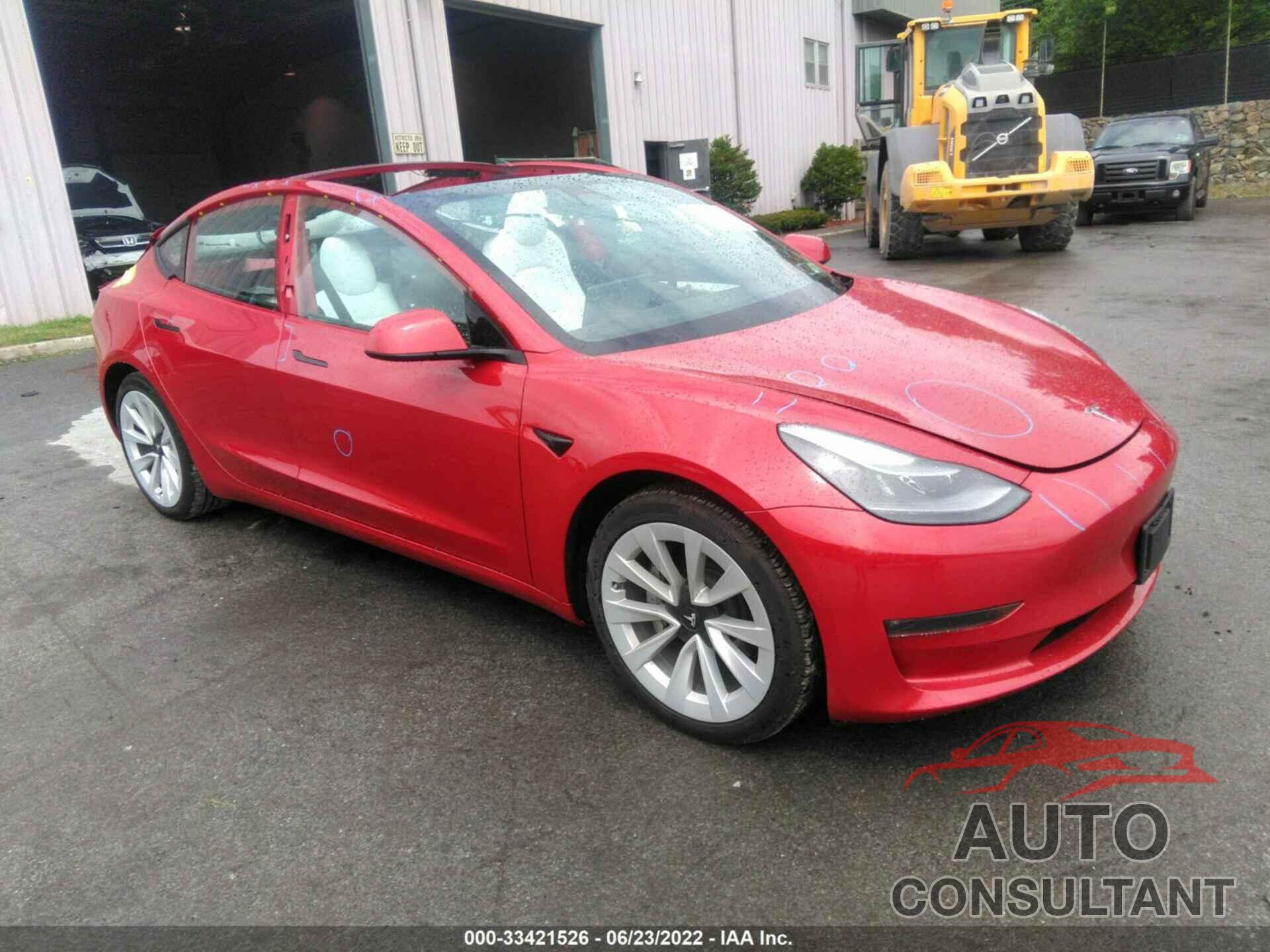 TESLA MODEL 3 2022 - 5YJ3E1EB6NF117671