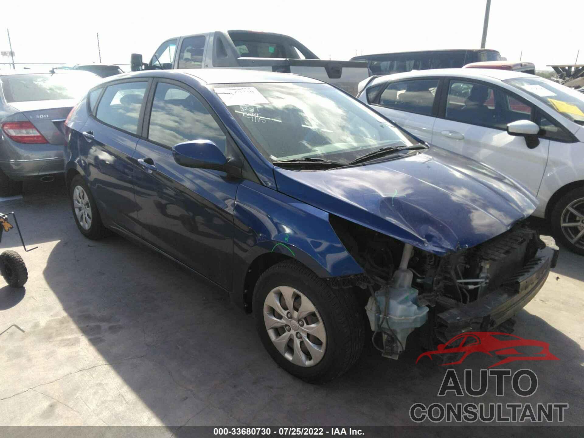 HYUNDAI ACCENT 2016 - KMHCT5AE9GU275280