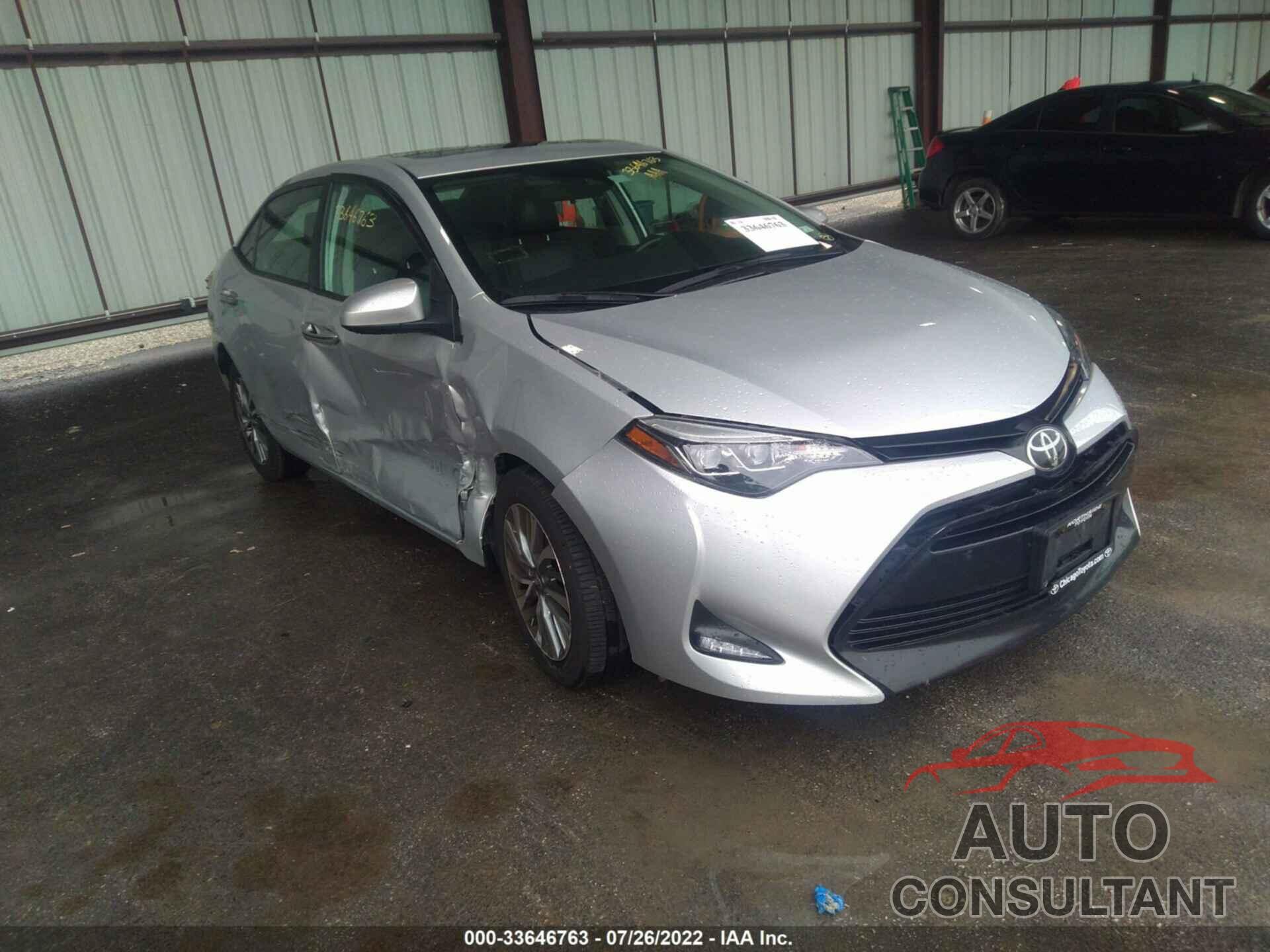 TOYOTA COROLLA 2019 - 2T1BURHEXKC186415
