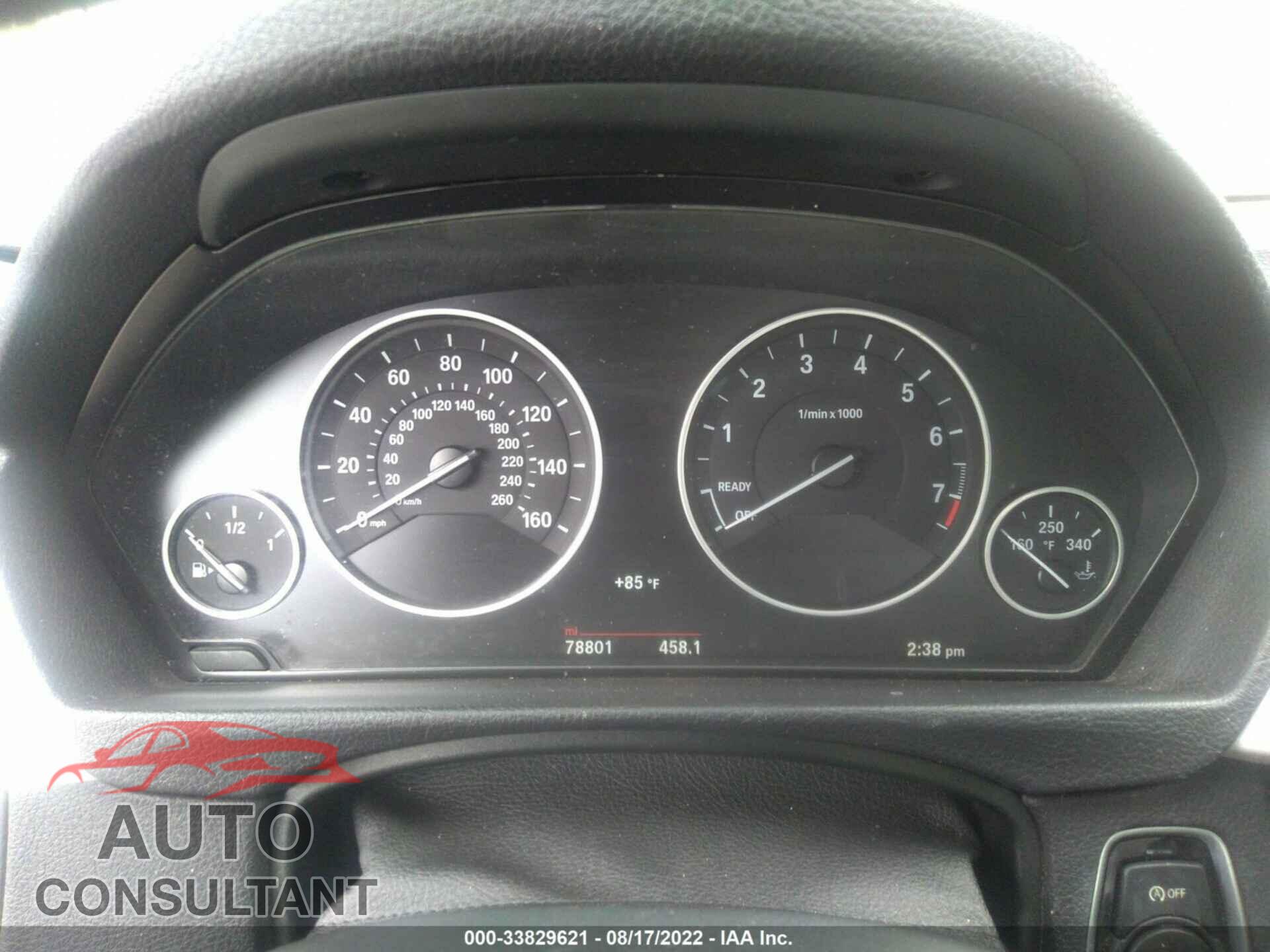 BMW 3 SERIES 2016 - WBA8E5G55GNU19426
