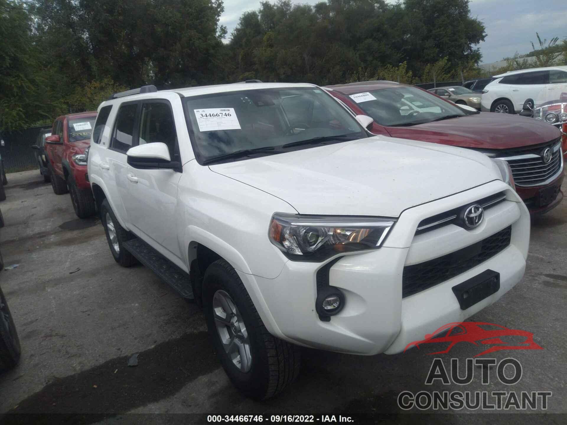 TOYOTA 4RUNNER 2021 - JTEMU5JR5M5909954