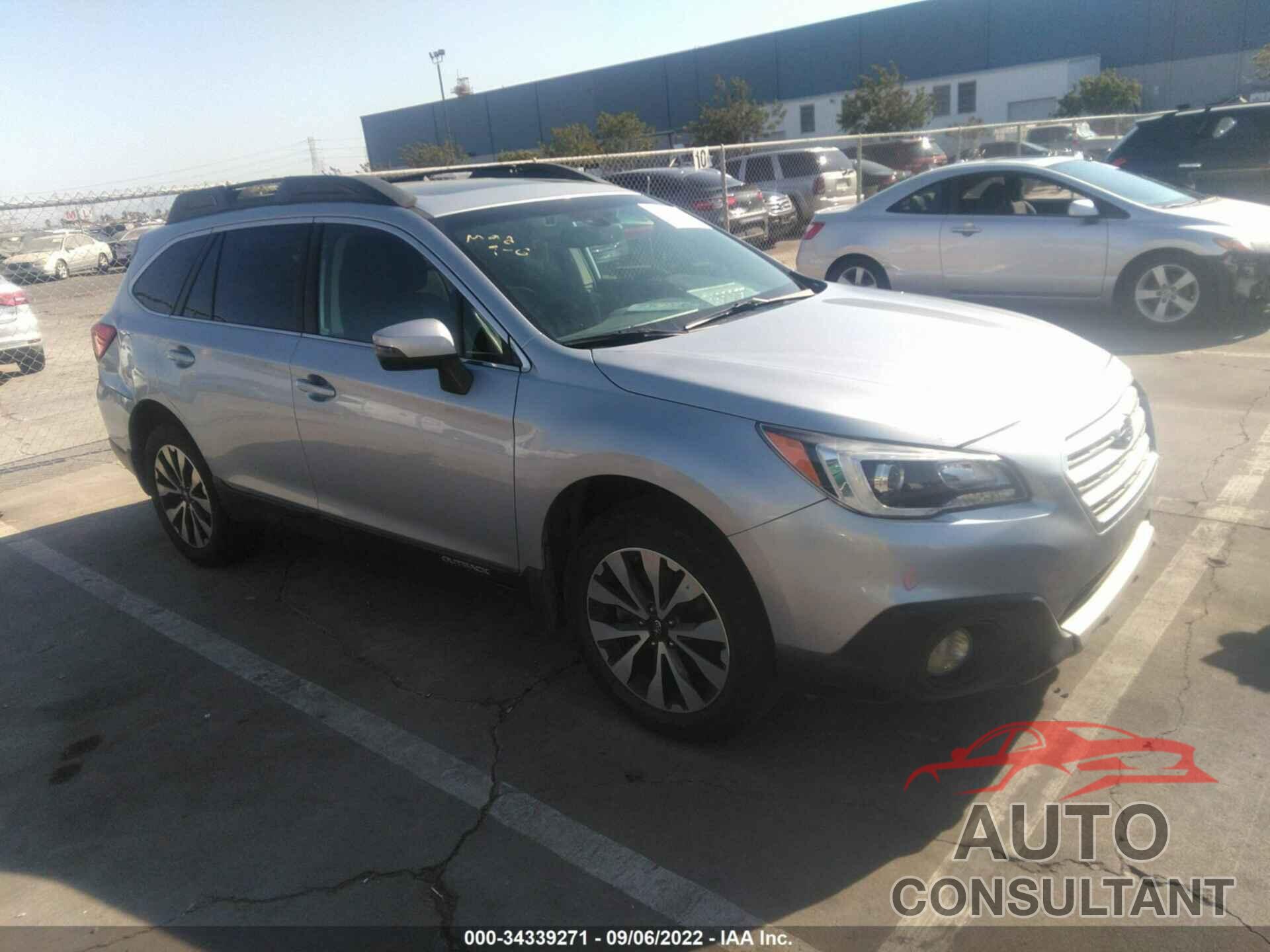 SUBARU OUTBACK 2016 - 4S4BSENC0G3324895