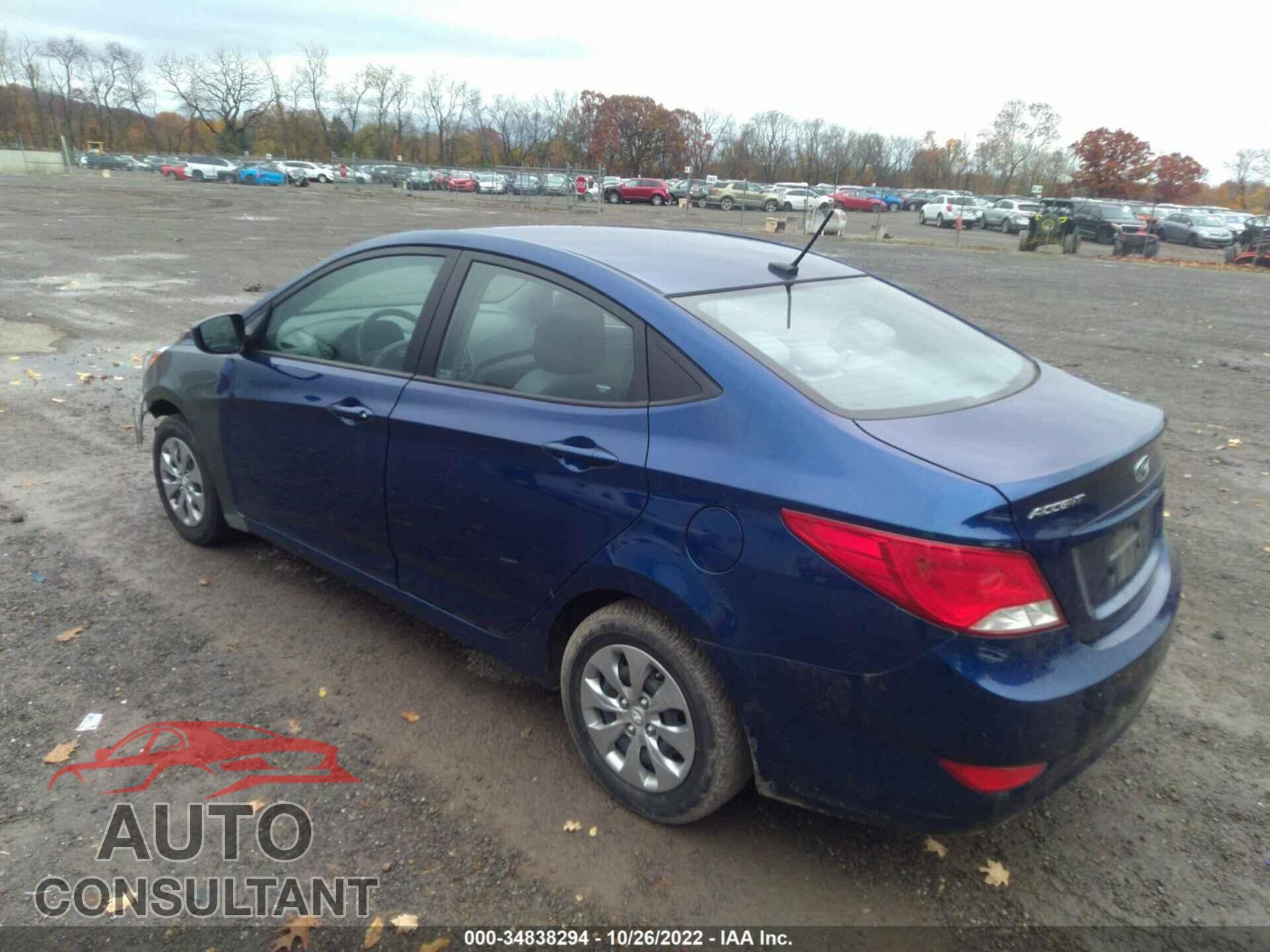 HYUNDAI ACCENT 2017 - KMHCT4AE9HU277820