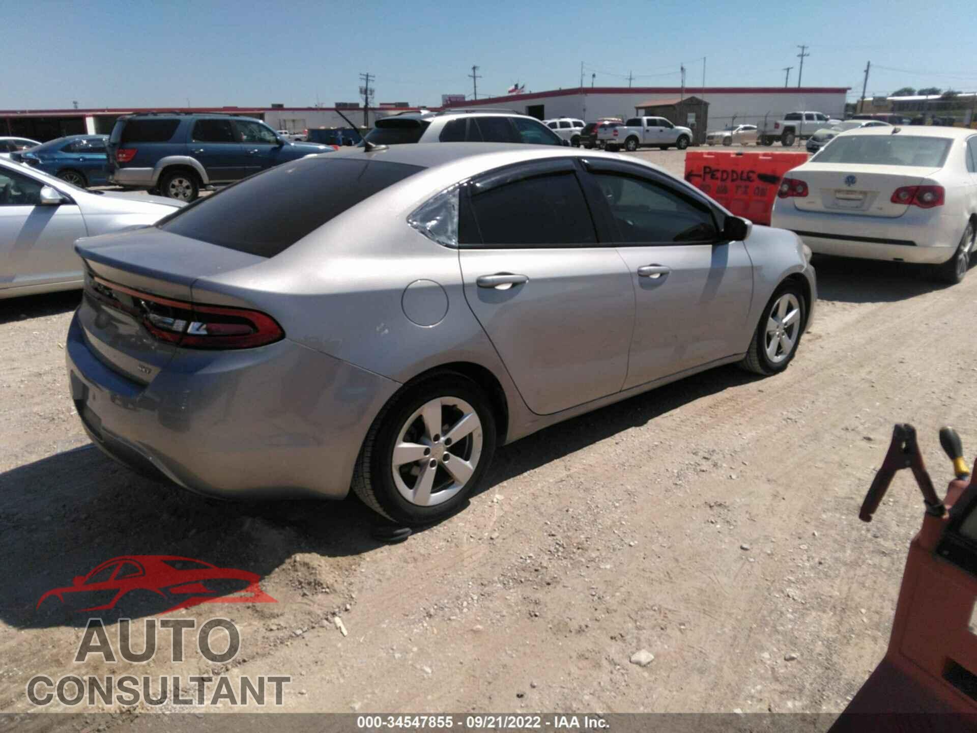 DODGE DART 2016 - 1C3CDFBB6GD564214