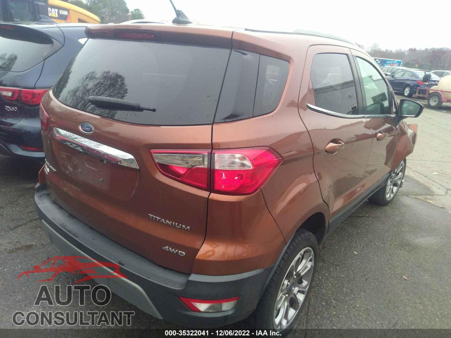 FORD ECOSPORT 2019 - MAJ6S3KL4KC273222