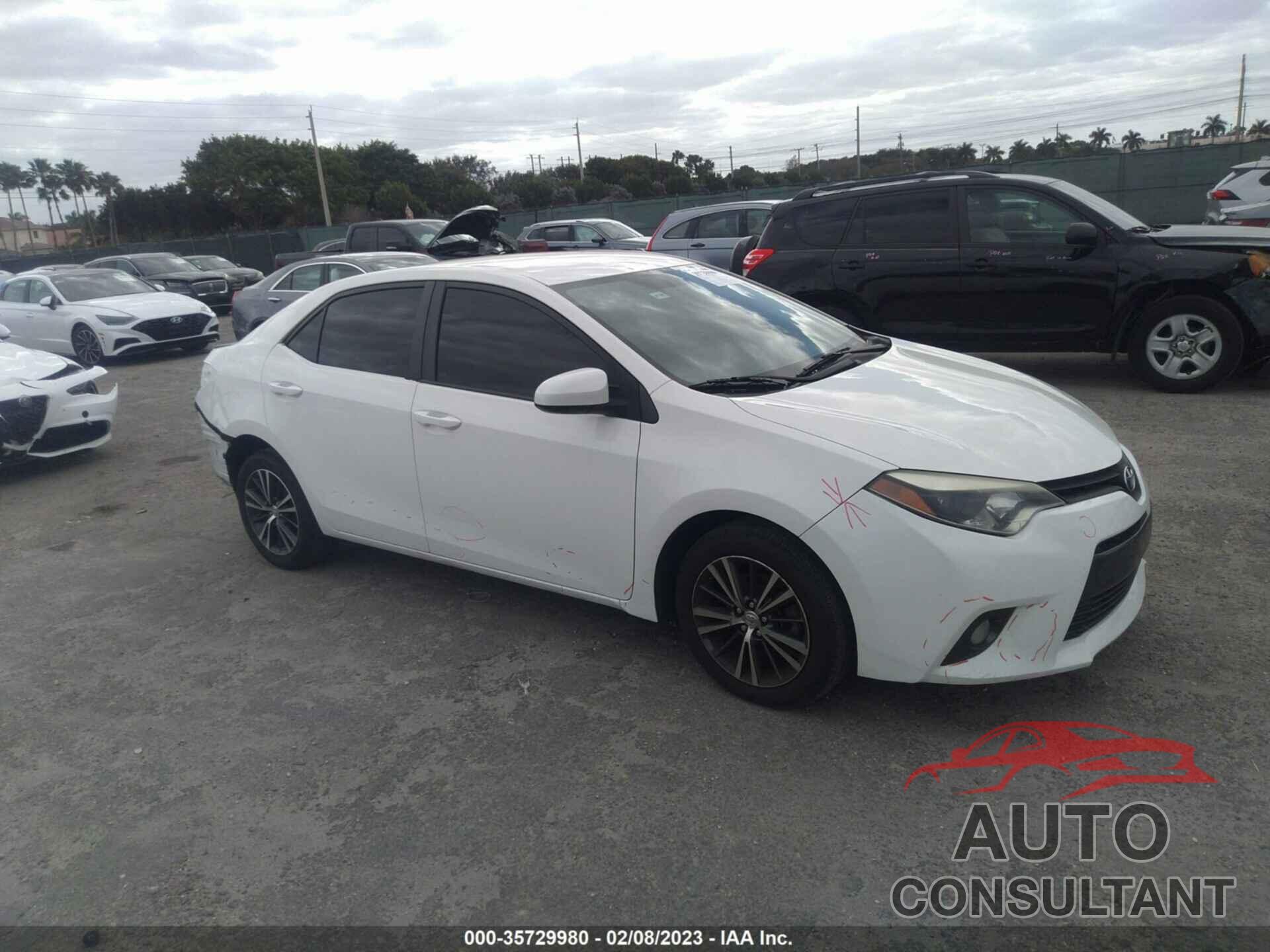 TOYOTA COROLLA 2016 - 5YFBURHE5GP441012