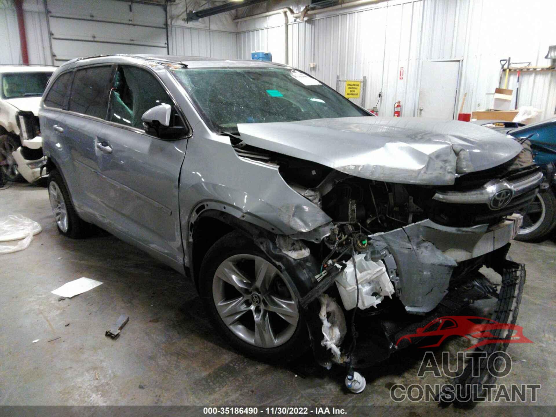TOYOTA HIGHLANDER 2016 - 5TDYKRFH3GS148570
