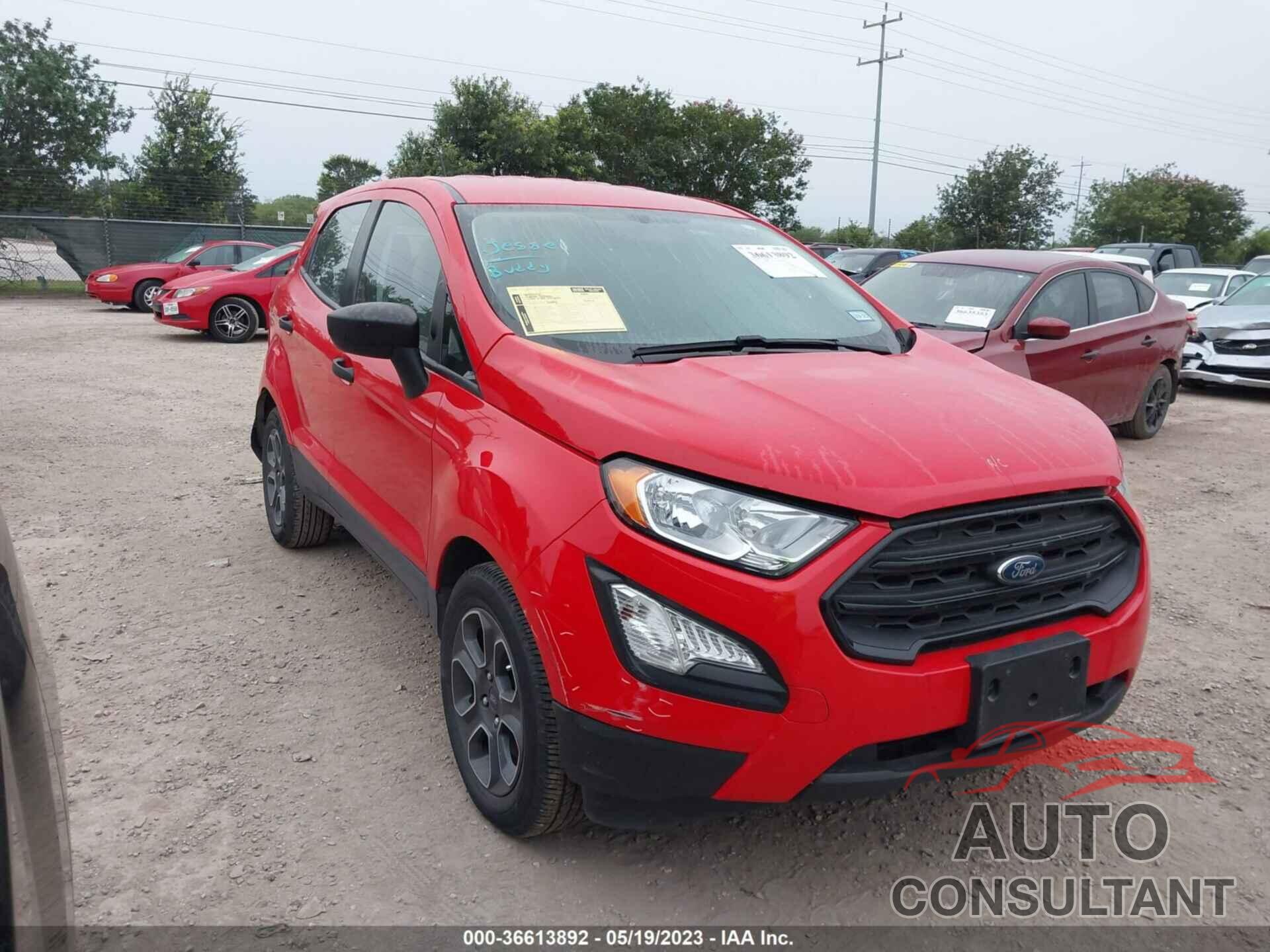 FORD ECOSPORT 2020 - MAJ3S2FE4LC378207