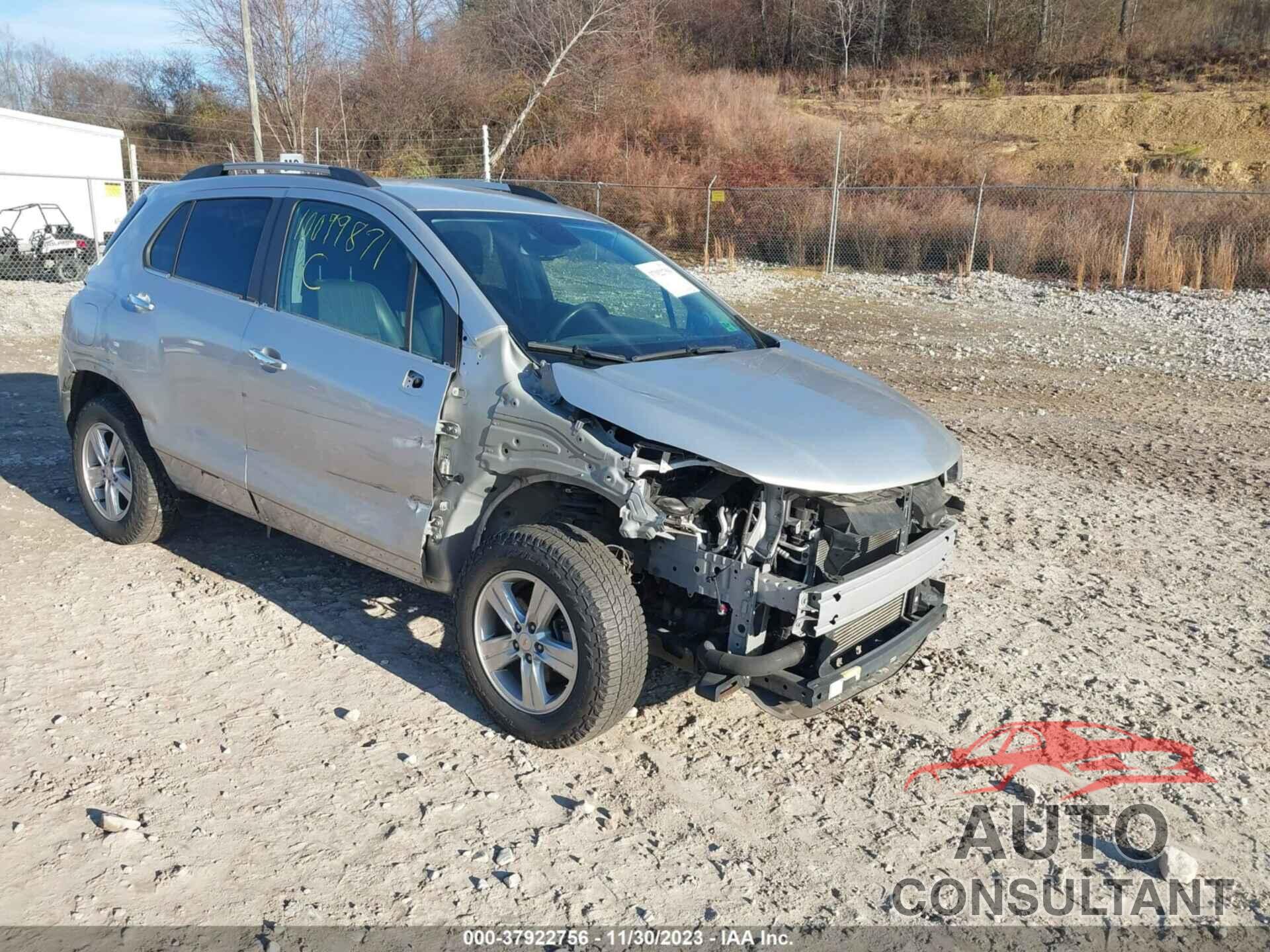 CHEVROLET TRAX 2019 - KL7CJPSB9KB912888