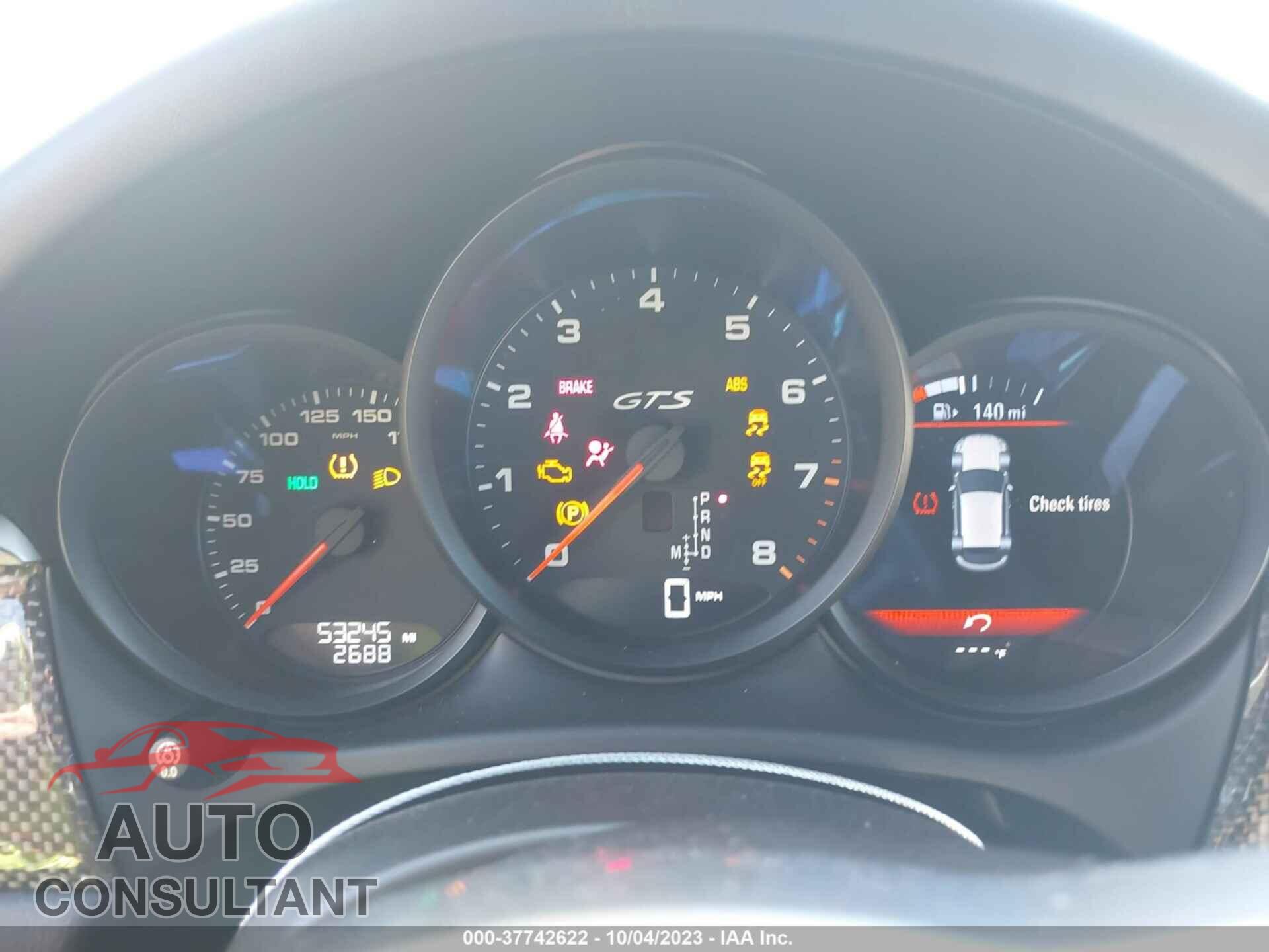 PORSCHE MACAN 2017 - WP1AG2A59HLB54737