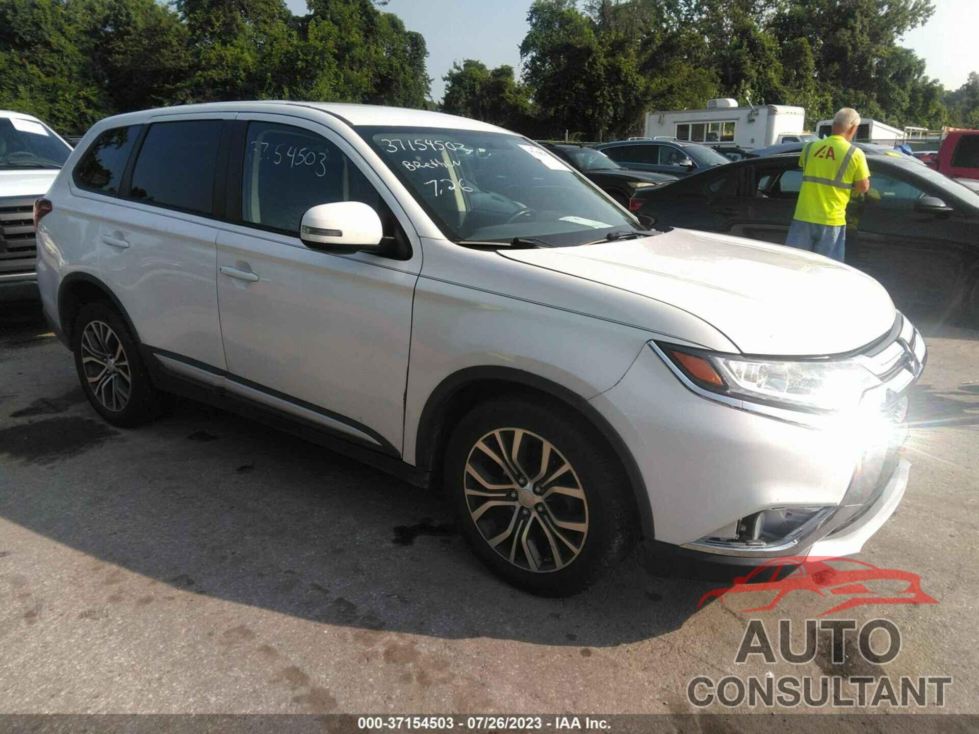 MITSUBISHI OUTLANDER 2016 - JA4AZ3A34GZ024466
