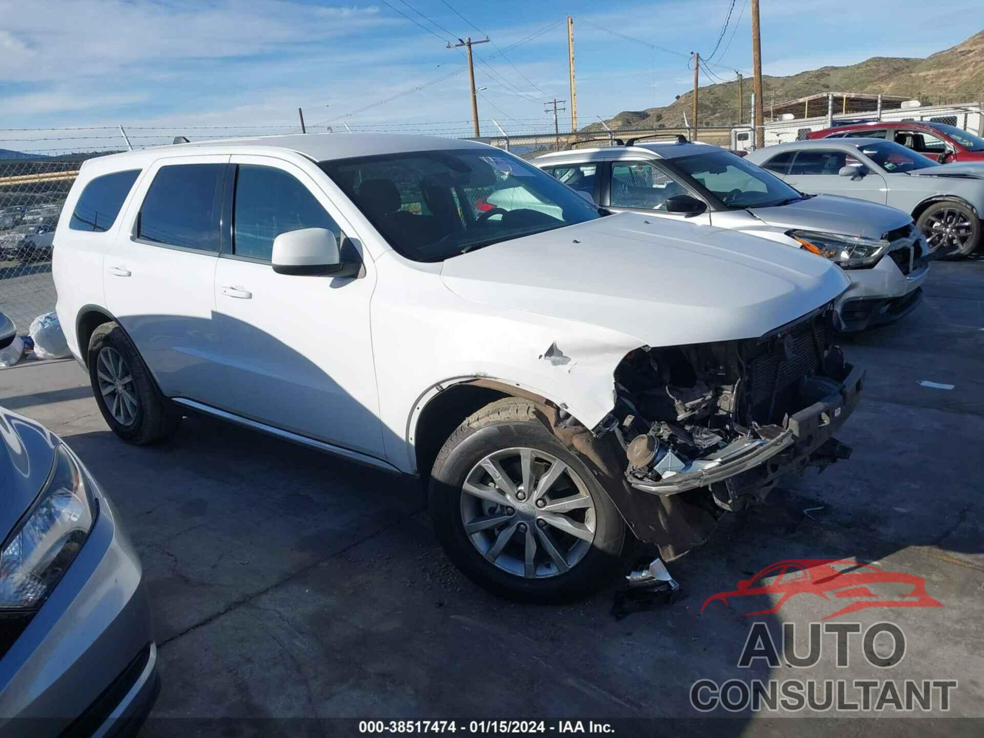 DODGE DURANGO 2018 - 1C4RDHAG3JC444897