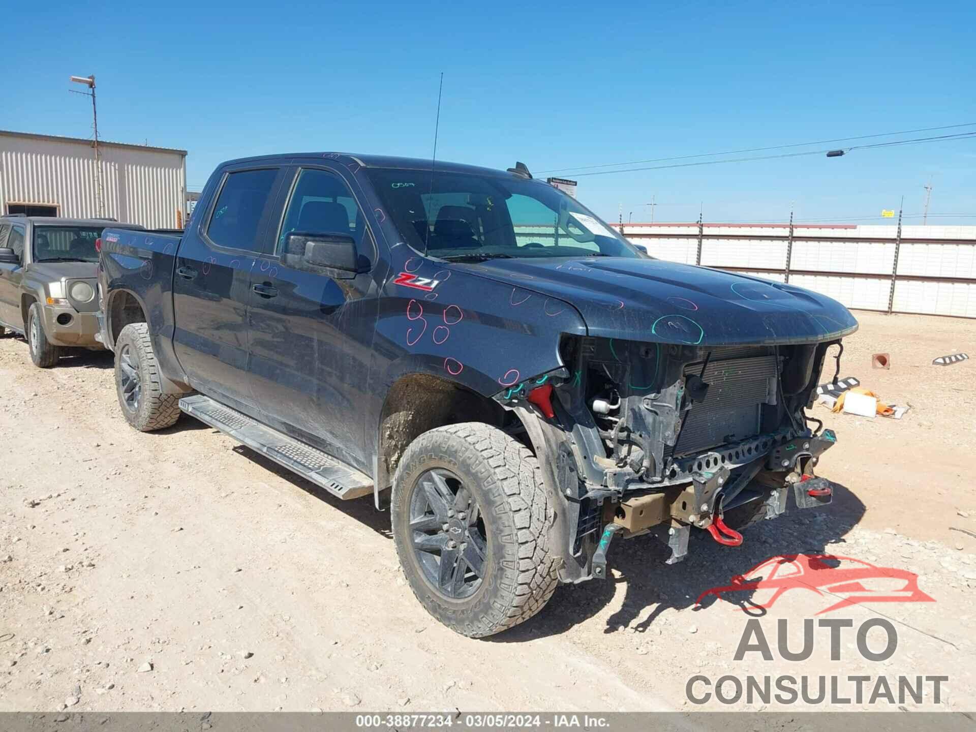 CHEVROLET SILVERADO 1500 2020 - 1GCPYFED0LZ278306