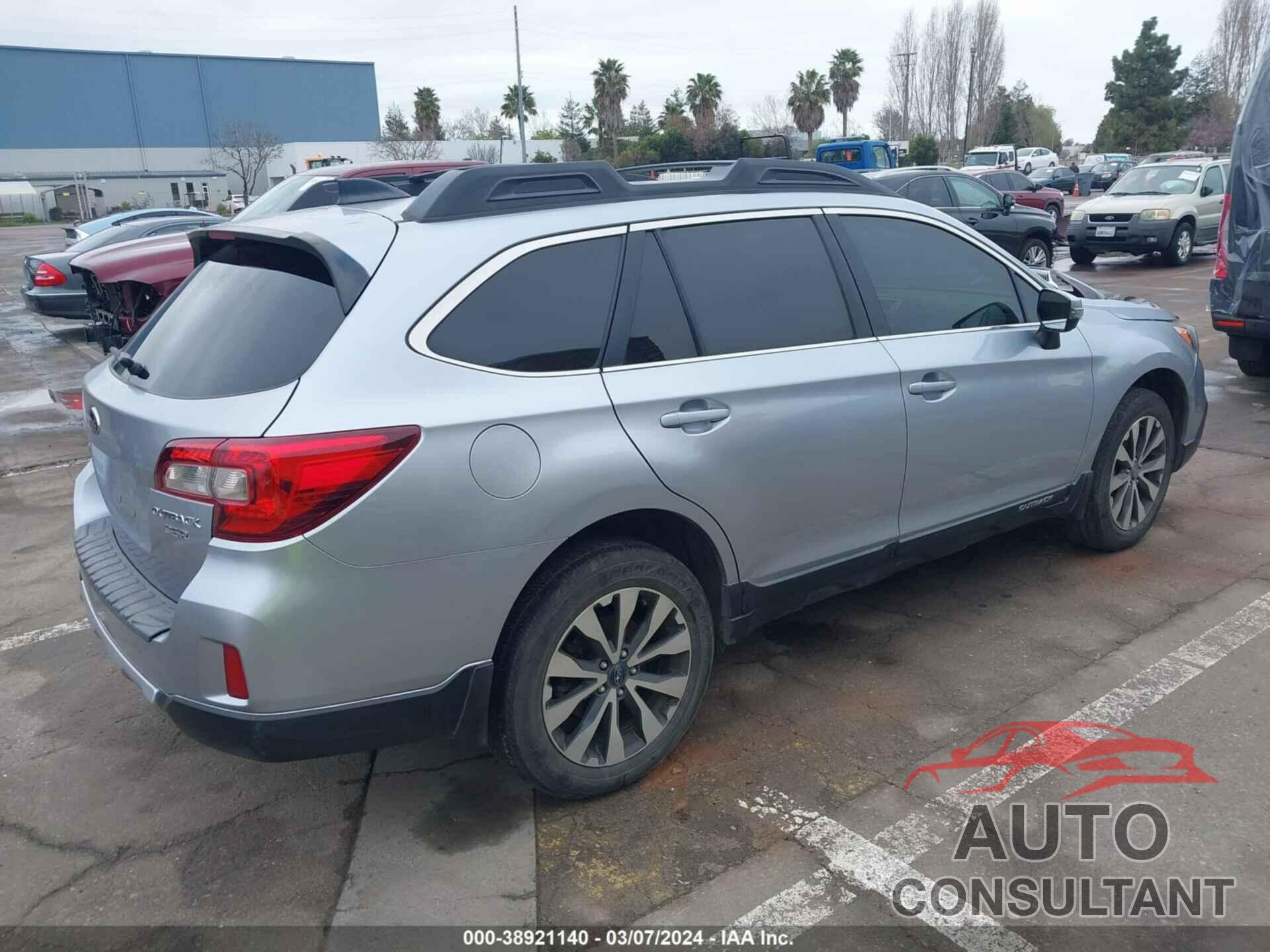SUBARU OUTBACK 2016 - 4S4BSENC7G3356307