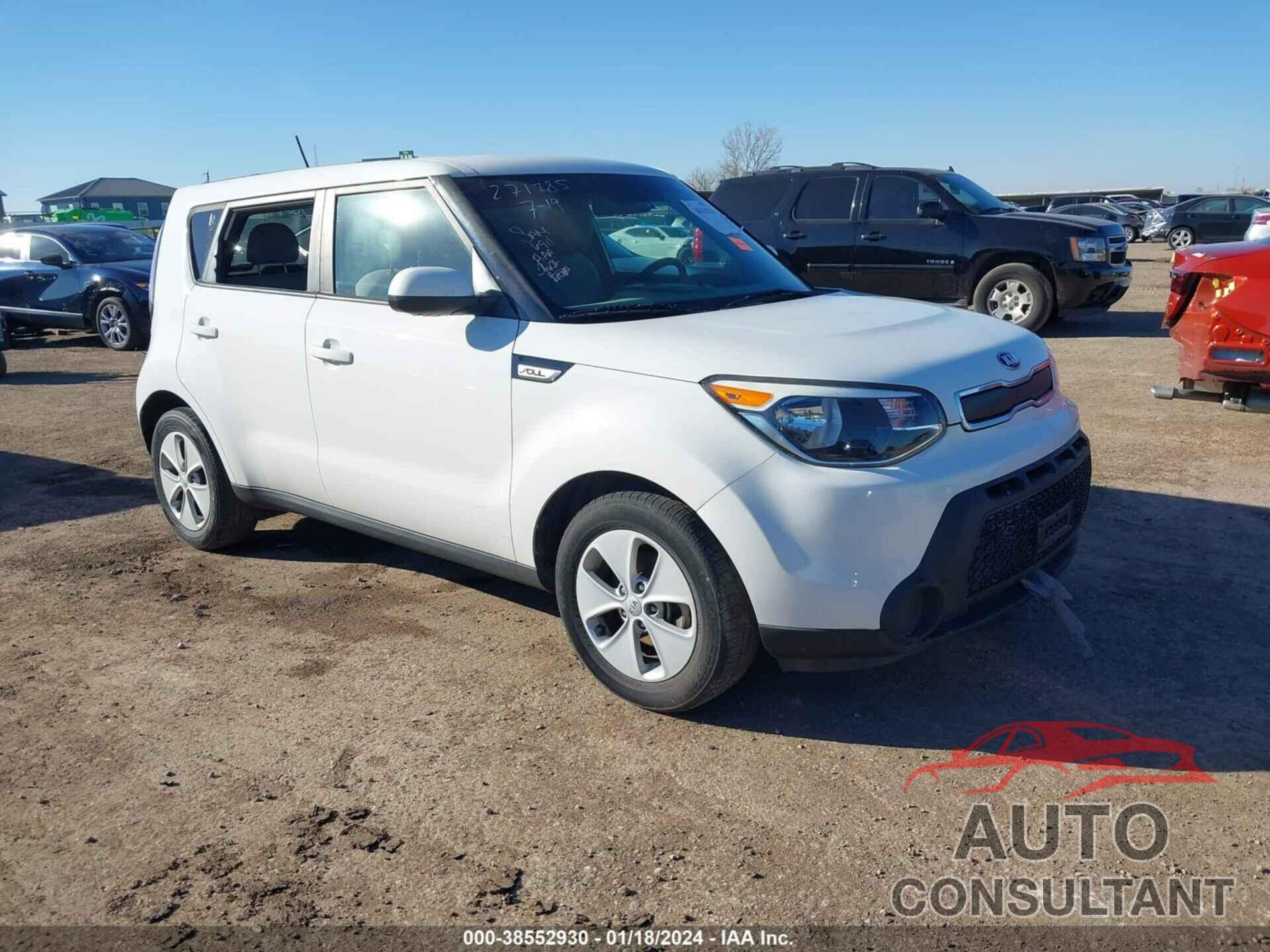 KIA SOUL 2016 - KNDJN2A21G7378797