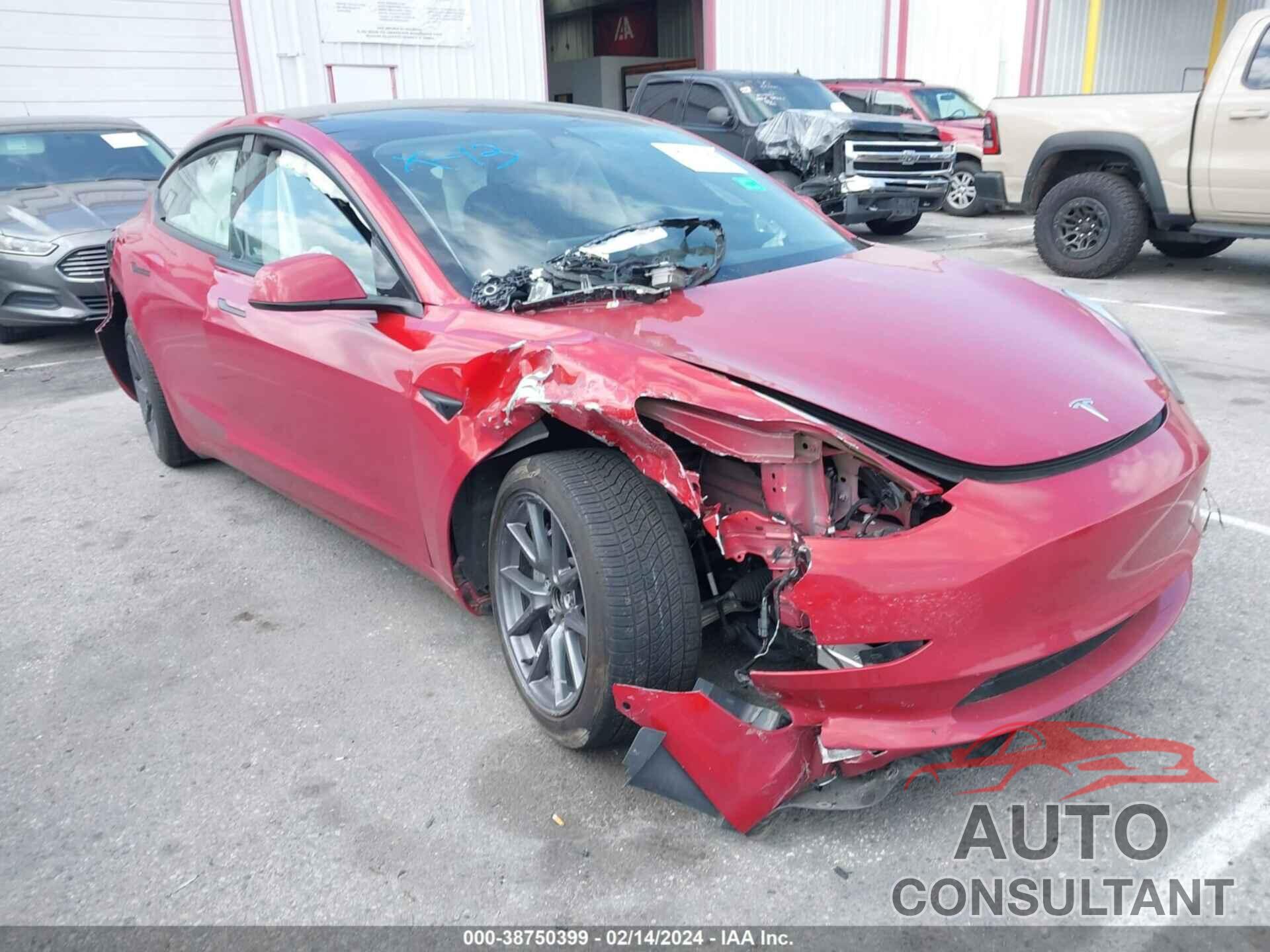 TESLA MODEL 3 2022 - 5YJ3E1EB3NF317973