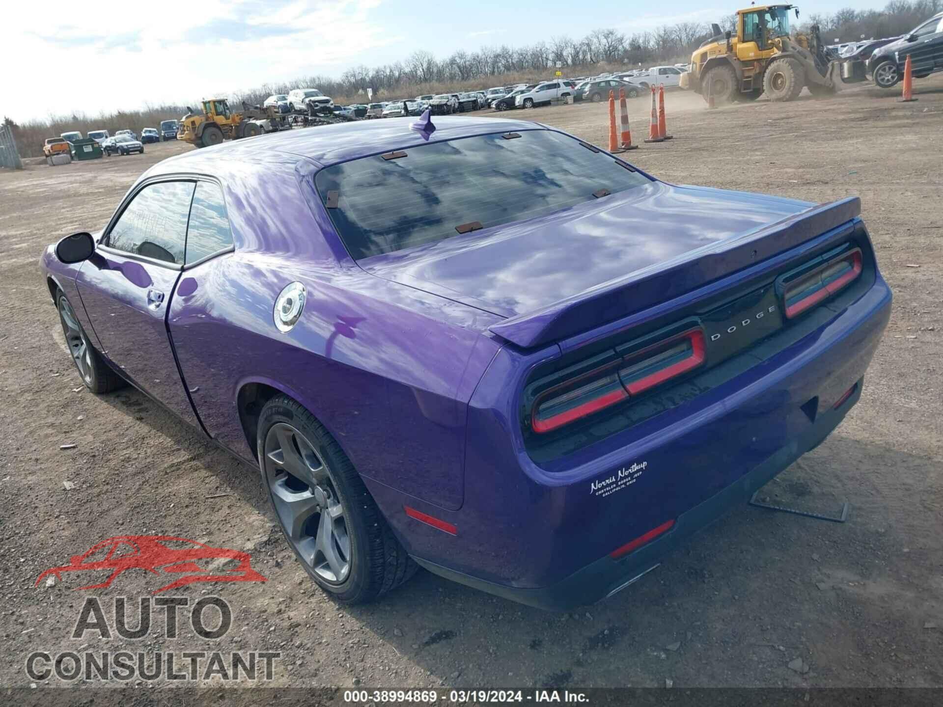 DODGE CHALLENGER 2016 - 2C3CDZAG3GH195345